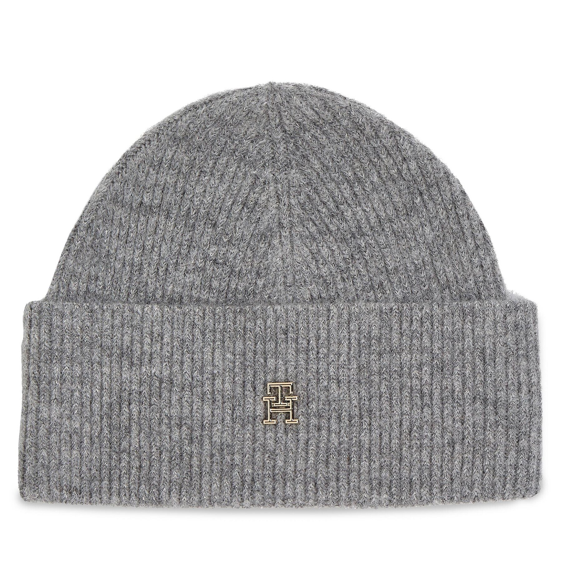 Tommy Hilfiger Sapka Th Evening Beanie AW0AW15319 Szürke - Pepit.hu