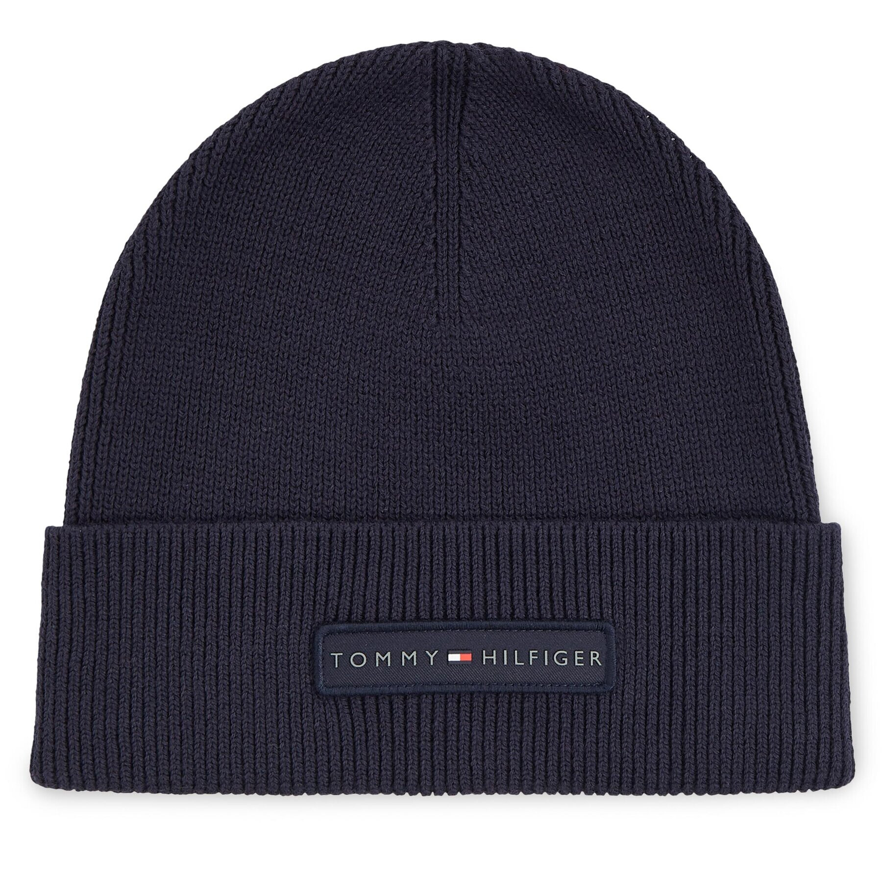 Tommy Hilfiger Sapka Th Skyline Beanie AM0AM11495 Sötétkék - Pepit.hu