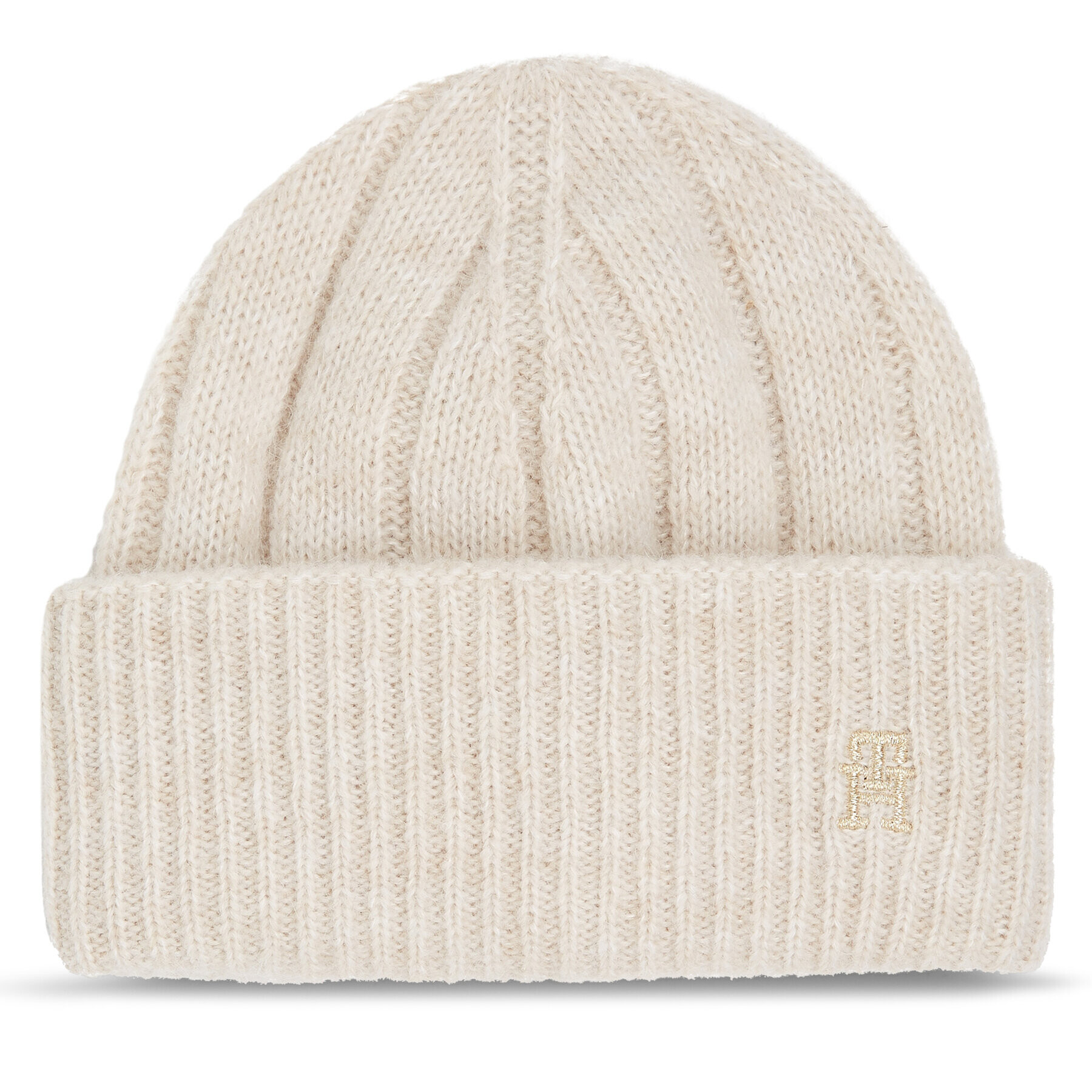 Tommy Hilfiger Sapka Th Timeless Beanie AW0AW15307 Bézs - Pepit.hu