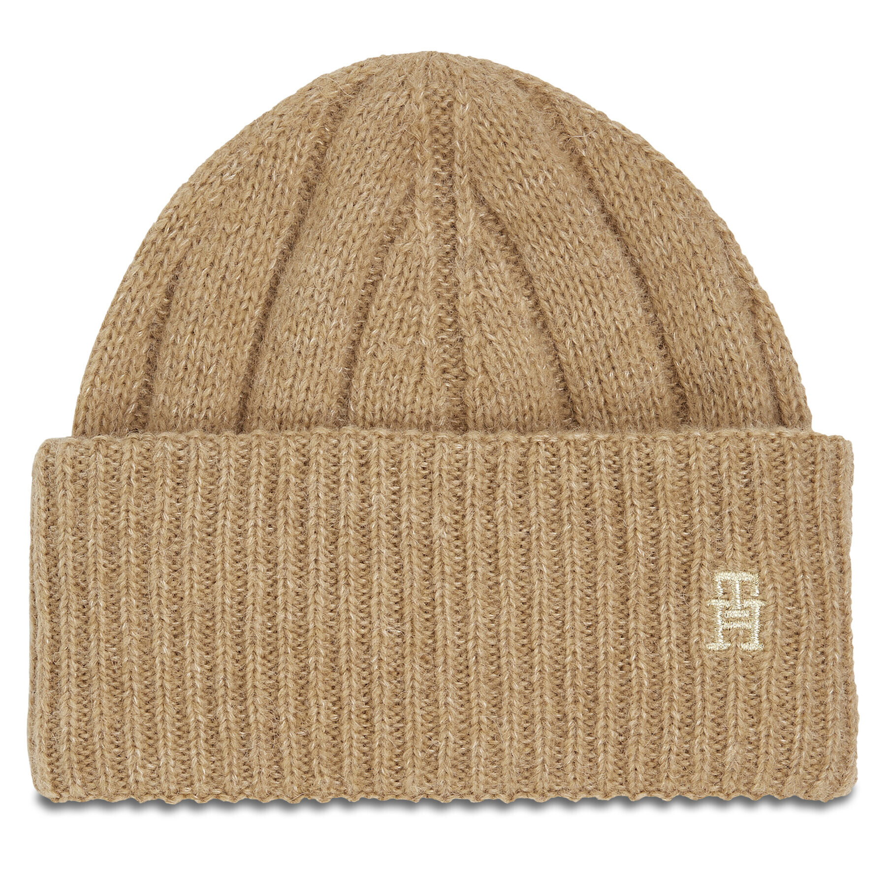 Tommy Hilfiger Sapka Th Timeless Beanie AW0AW15307 Bézs - Pepit.hu