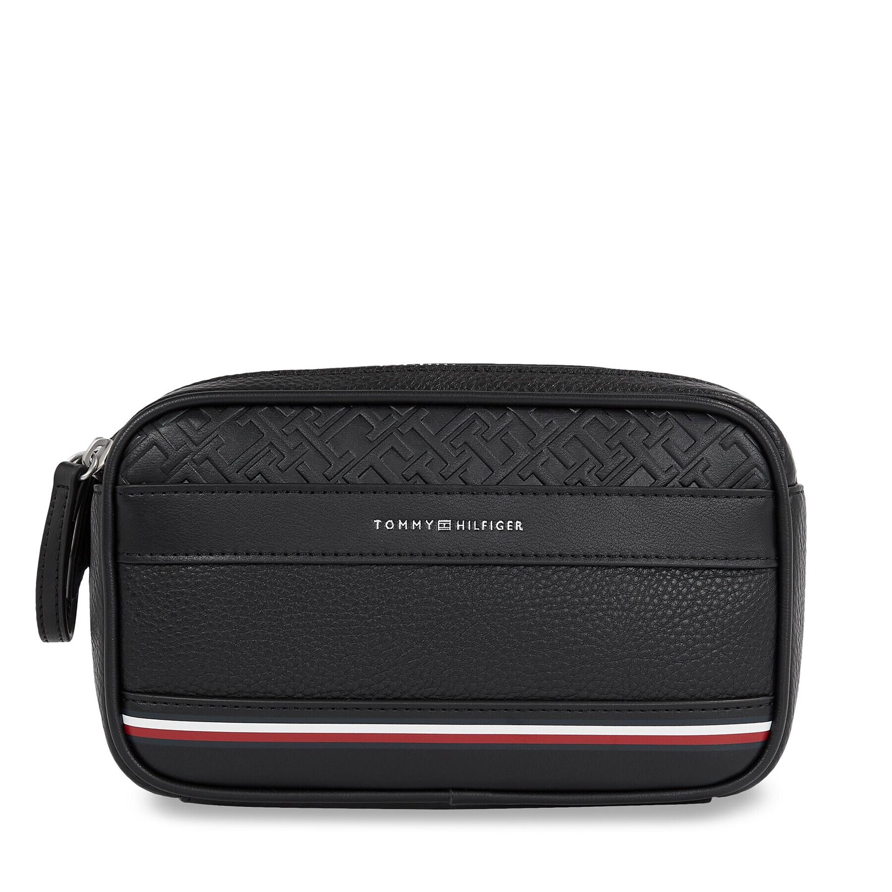 Tommy Hilfiger Smink táska Th Central Washbag Pu AM0AM11262 Fekete - Pepit.hu