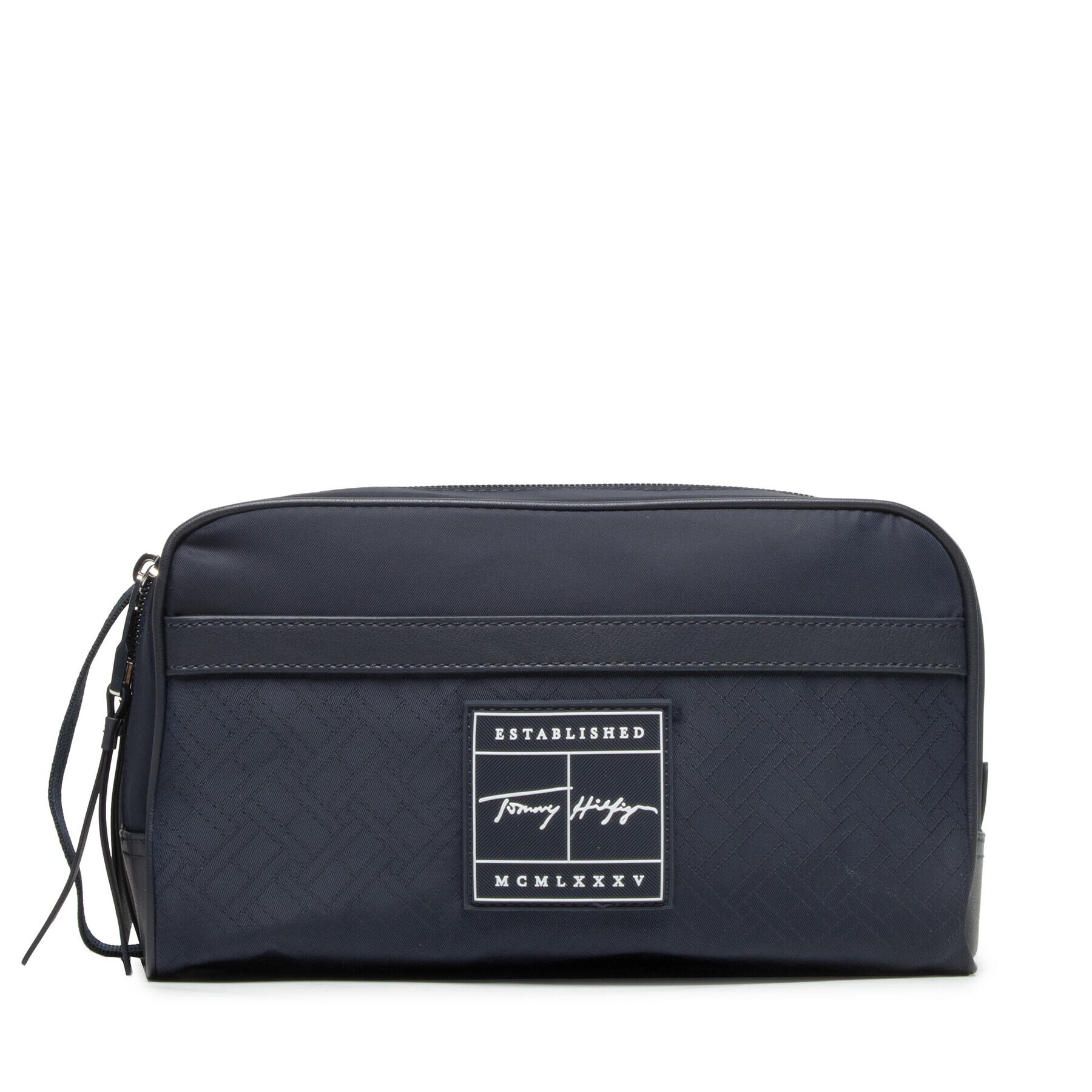 Tommy Hilfiger Smink táska Th Signature Washbag AM0AM08601 Sötétkék - Pepit.hu