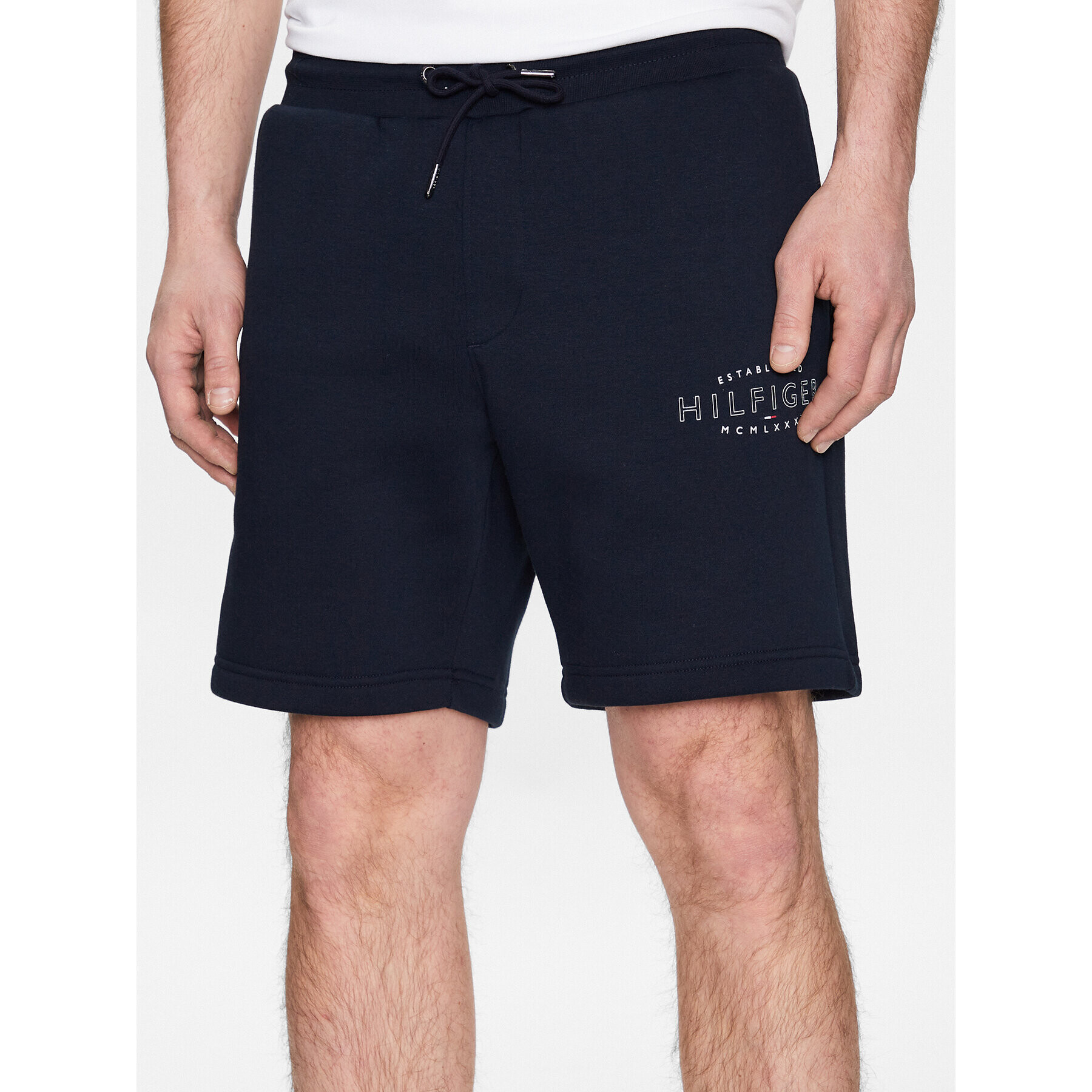 Tommy Hilfiger Sport rövidnadrág Curve Logo MW0MW30014 Sötétkék Regular Fit - Pepit.hu