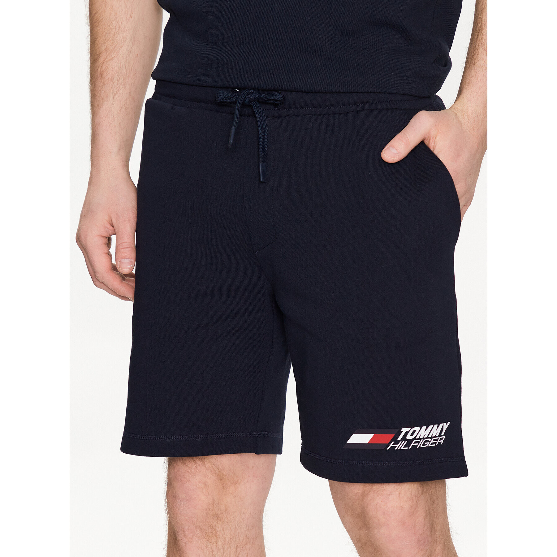 Tommy Hilfiger Sport rövidnadrág Essentials MW0MW30398 Sötétkék Regular Fit - Pepit.hu