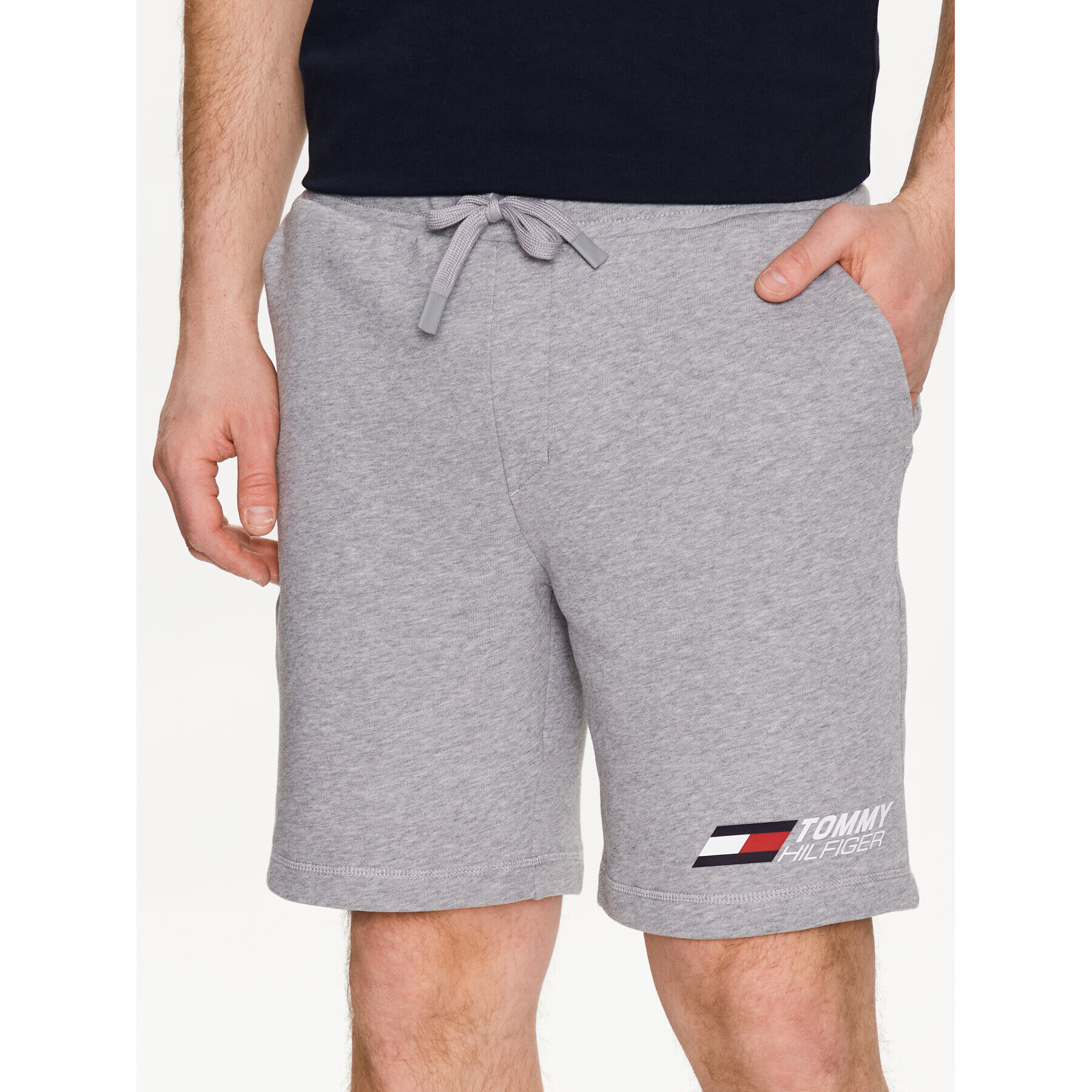 Tommy Hilfiger Sport rövidnadrág Essentials MW0MW30398 Szürke Regular Fit - Pepit.hu