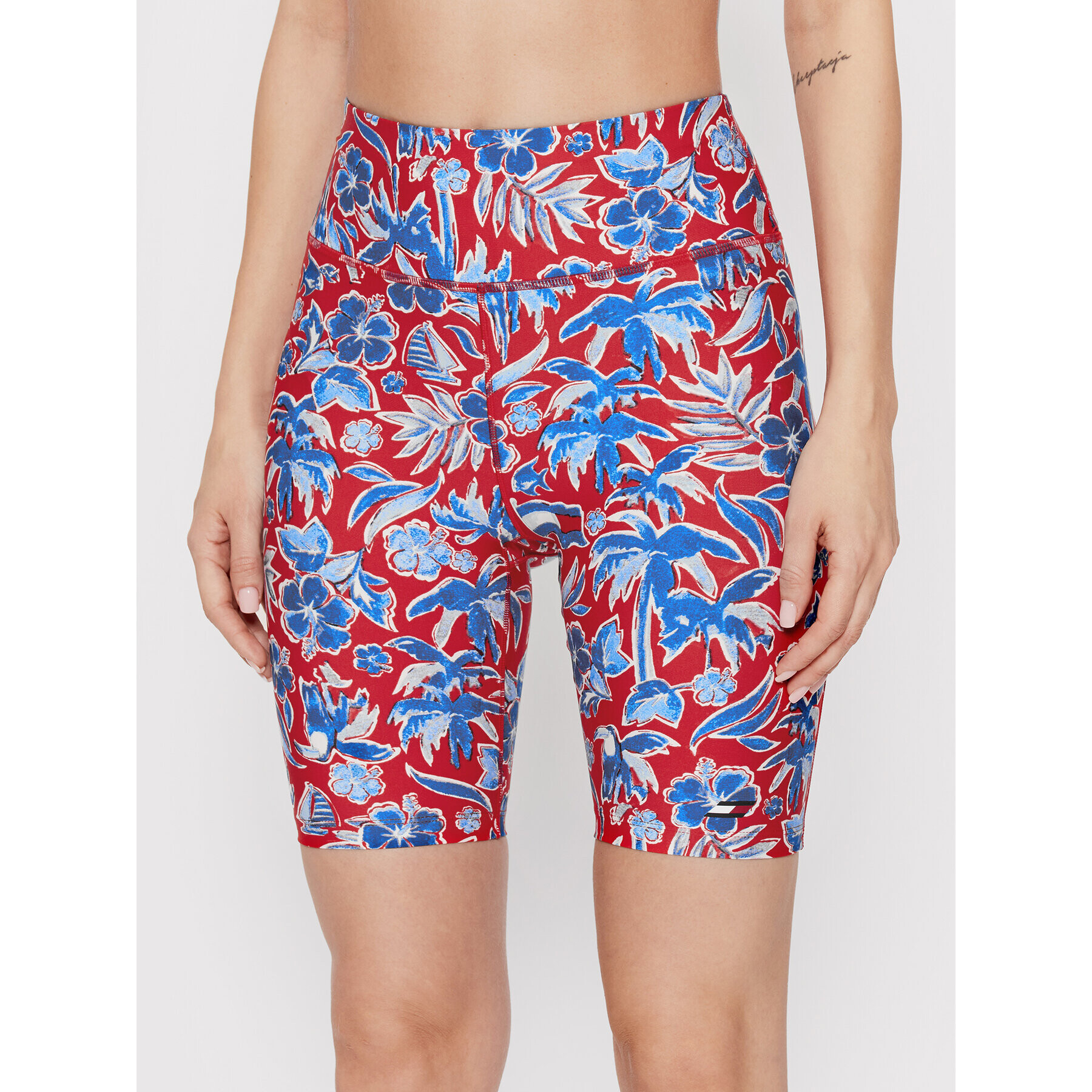 Tommy Hilfiger Sport rövidnadrág Floral S10S101345 Színes Slim Fit - Pepit.hu