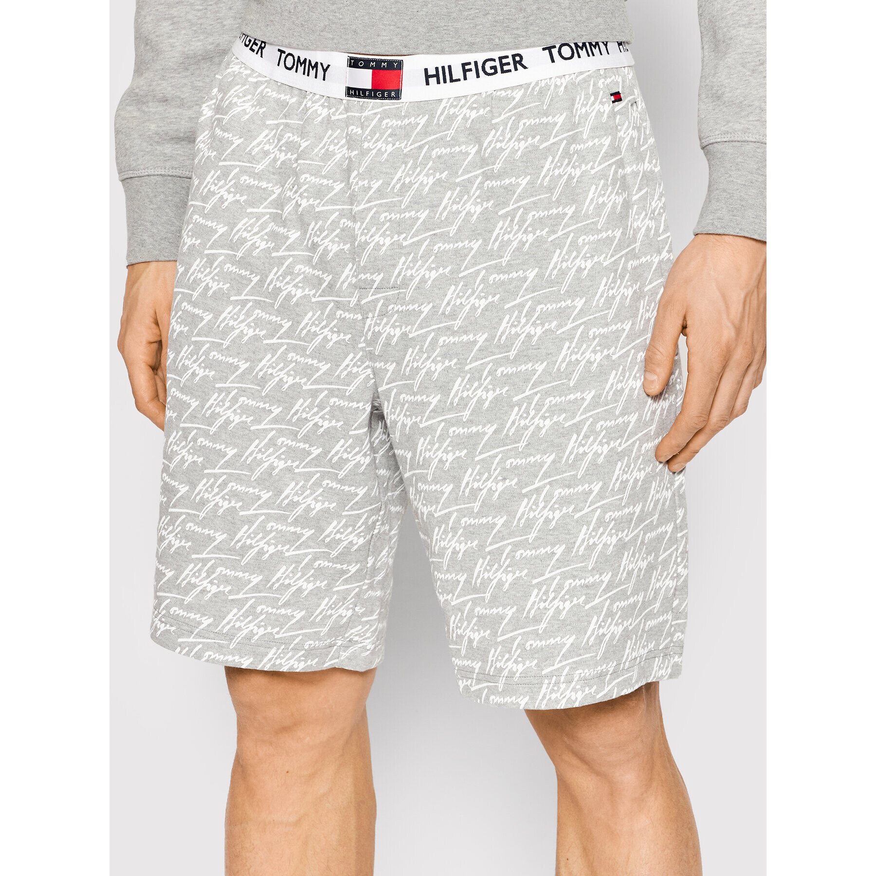 Tommy Hilfiger Sport rövidnadrág UM0UM02193 Szürke Regular Fit - Pepit.hu