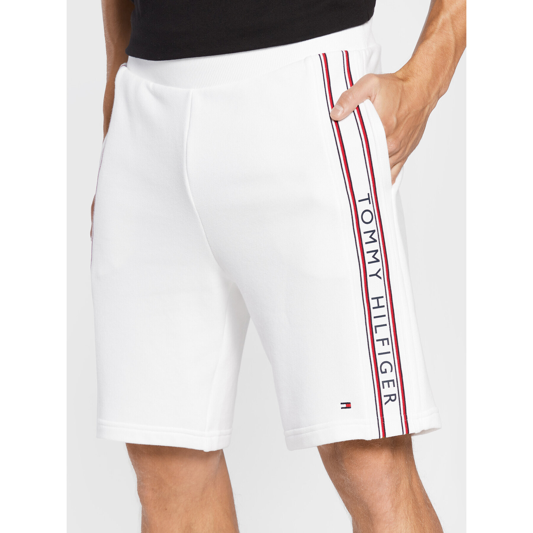 Tommy Hilfiger Sport rövidnadrág UM0UM02420 Fehér Regular Fit - Pepit.hu