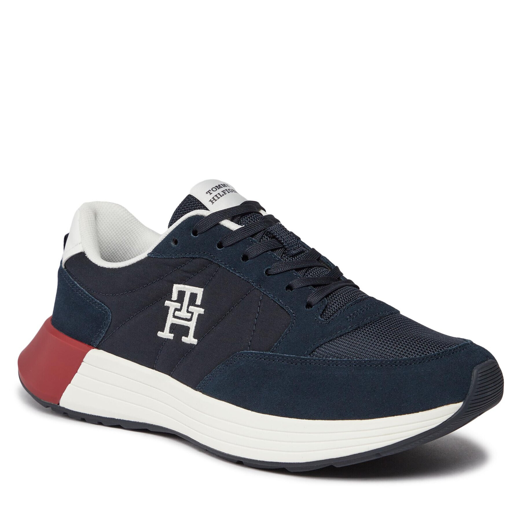 Tommy Hilfiger Sportcipő Classic Elevated Runner Mix FM0FM04636 Kék - Pepit.hu