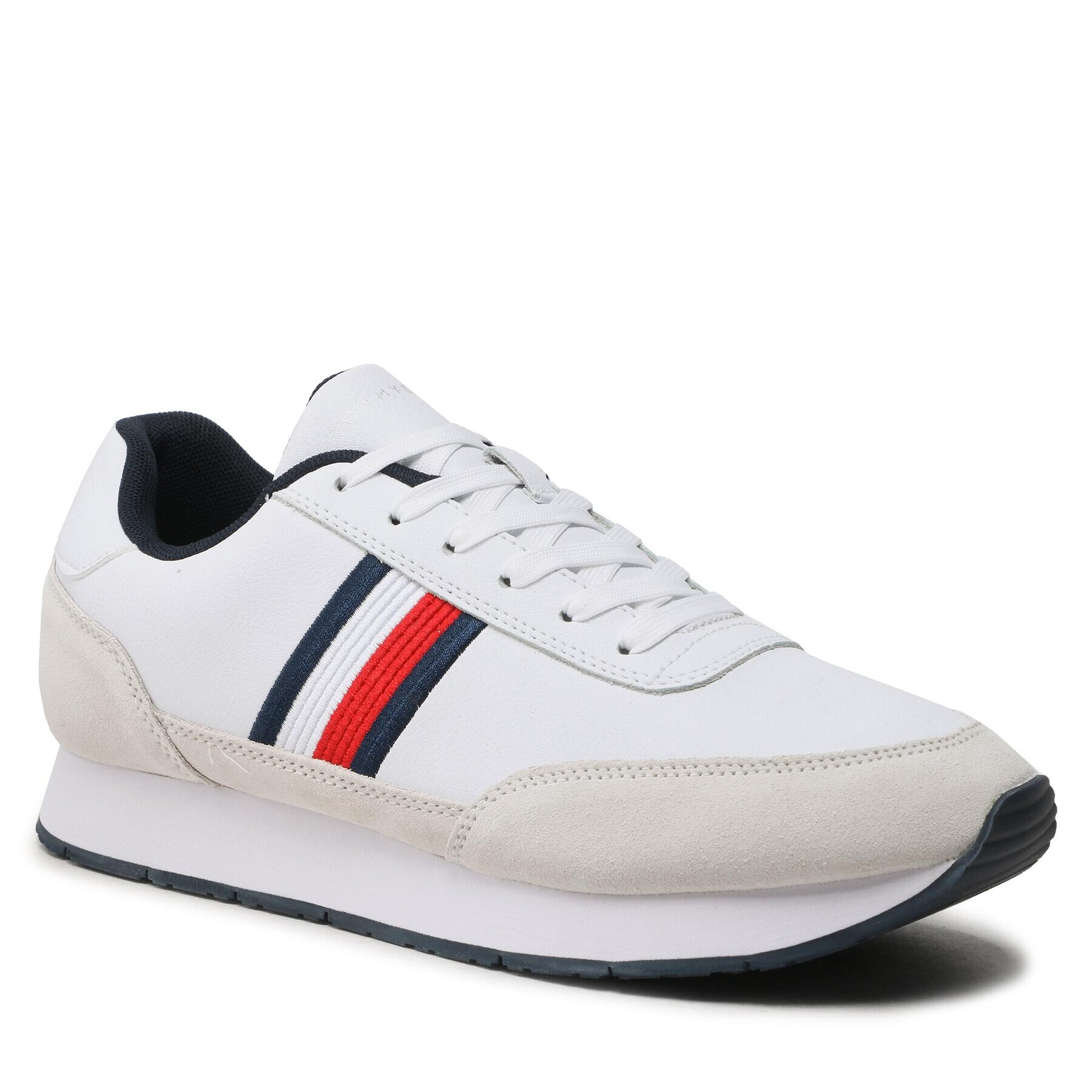 Tommy Hilfiger Sportcipő Core Eva Runner Corporate Lea FM0FM04397 Fehér - Pepit.hu