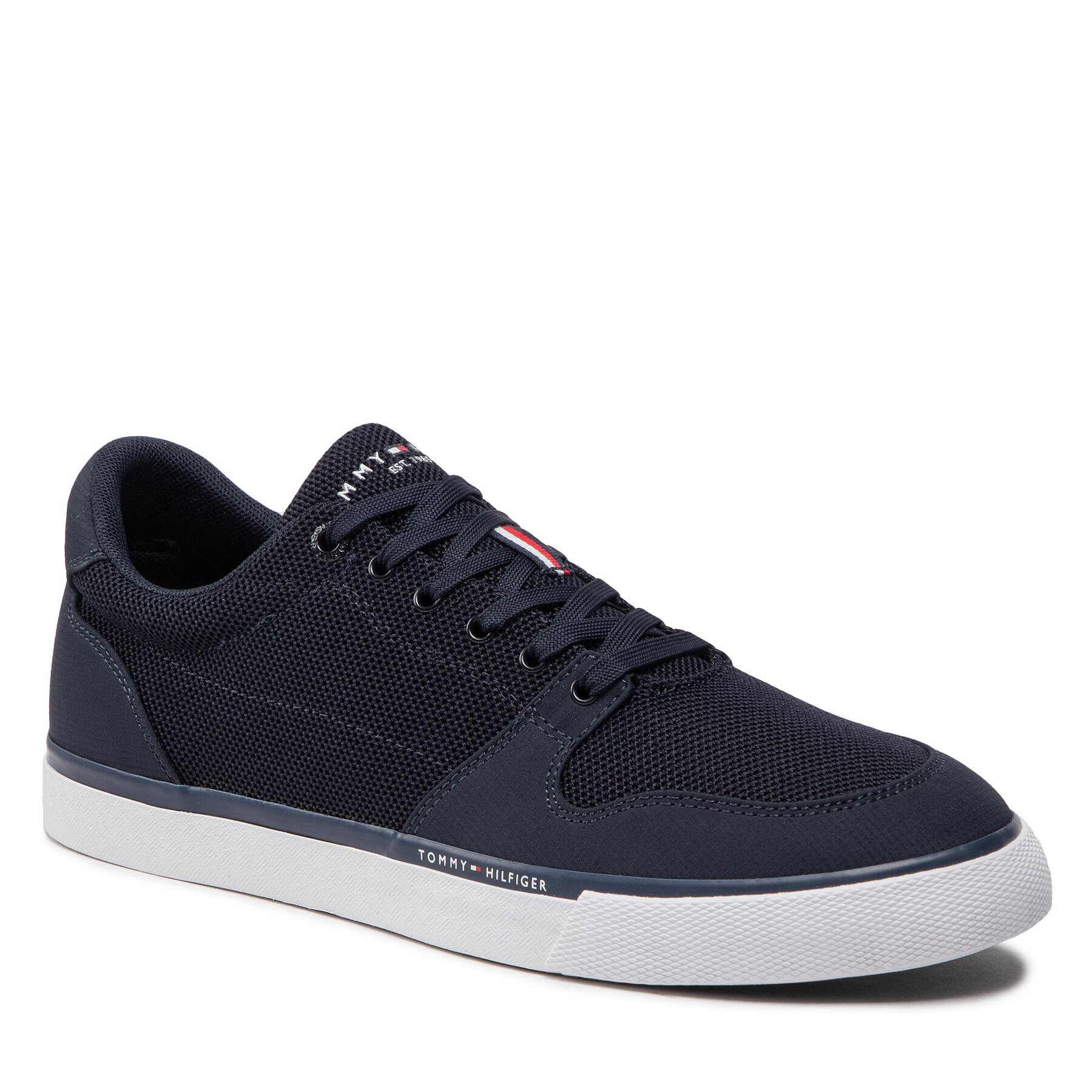 Tommy Hilfiger Sportcipő Core Mix Mesh Vulc FM0FM04035 Sötétkék - Pepit.hu