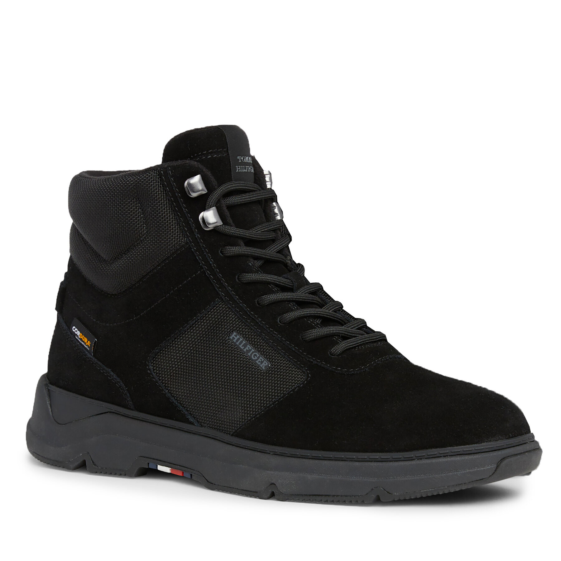 Tommy Hilfiger Sportcipő Core W Mix Cordura Hybrid Boot FM0FM04807 Fekete - Pepit.hu