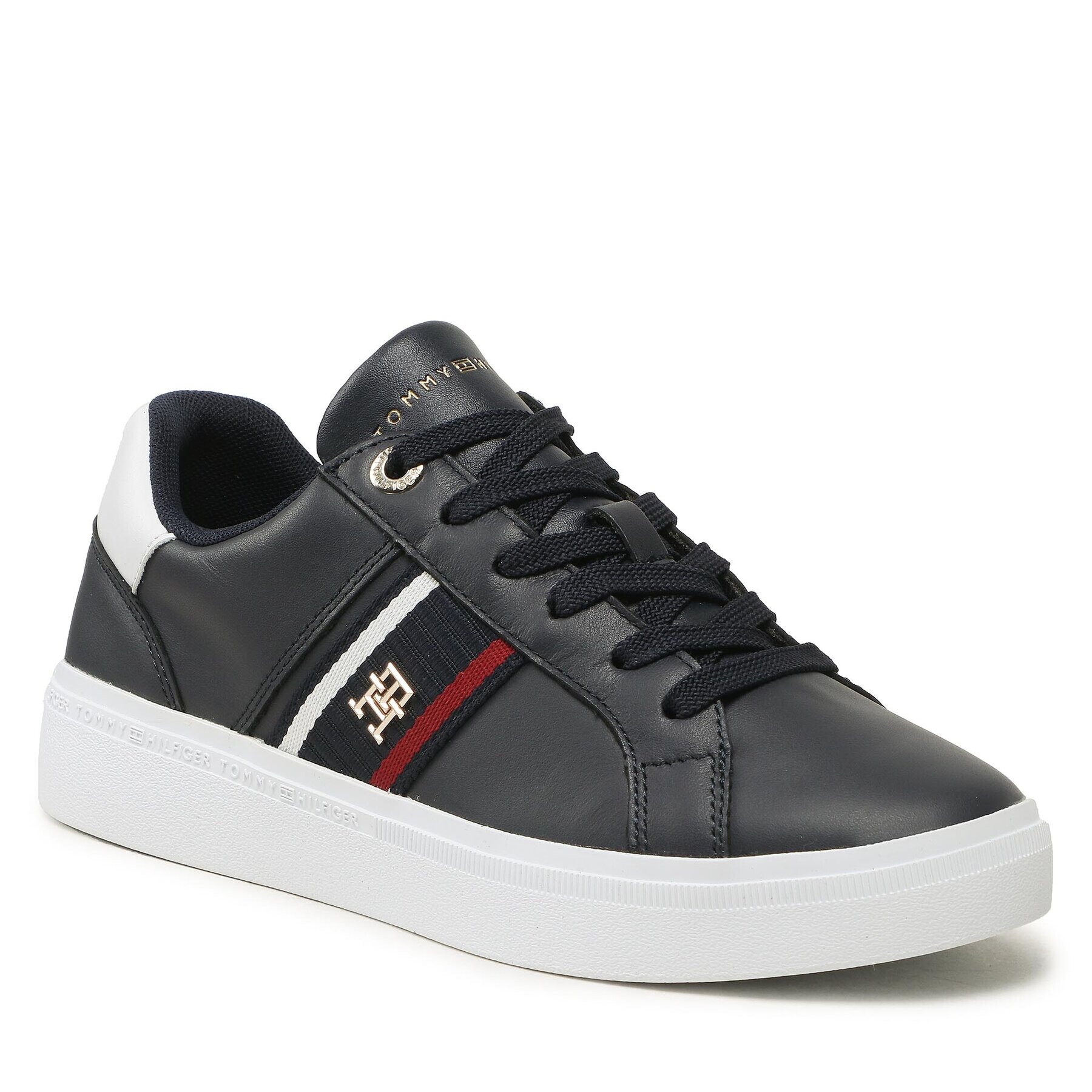 Tommy Hilfiger Sportcipő Corp Webbing FW0FW07379 Sötétkék - Pepit.hu