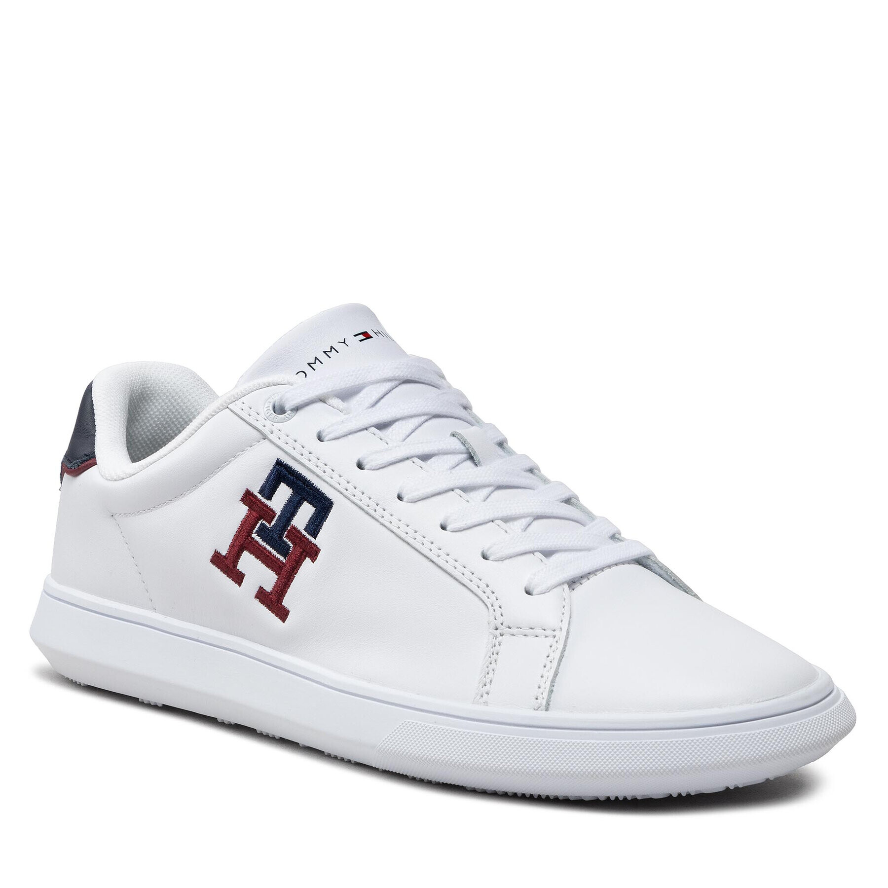 Tommy Hilfiger Sportcipő Cupsole Leather Monogram FM0FM04276 Fehér - Pepit.hu