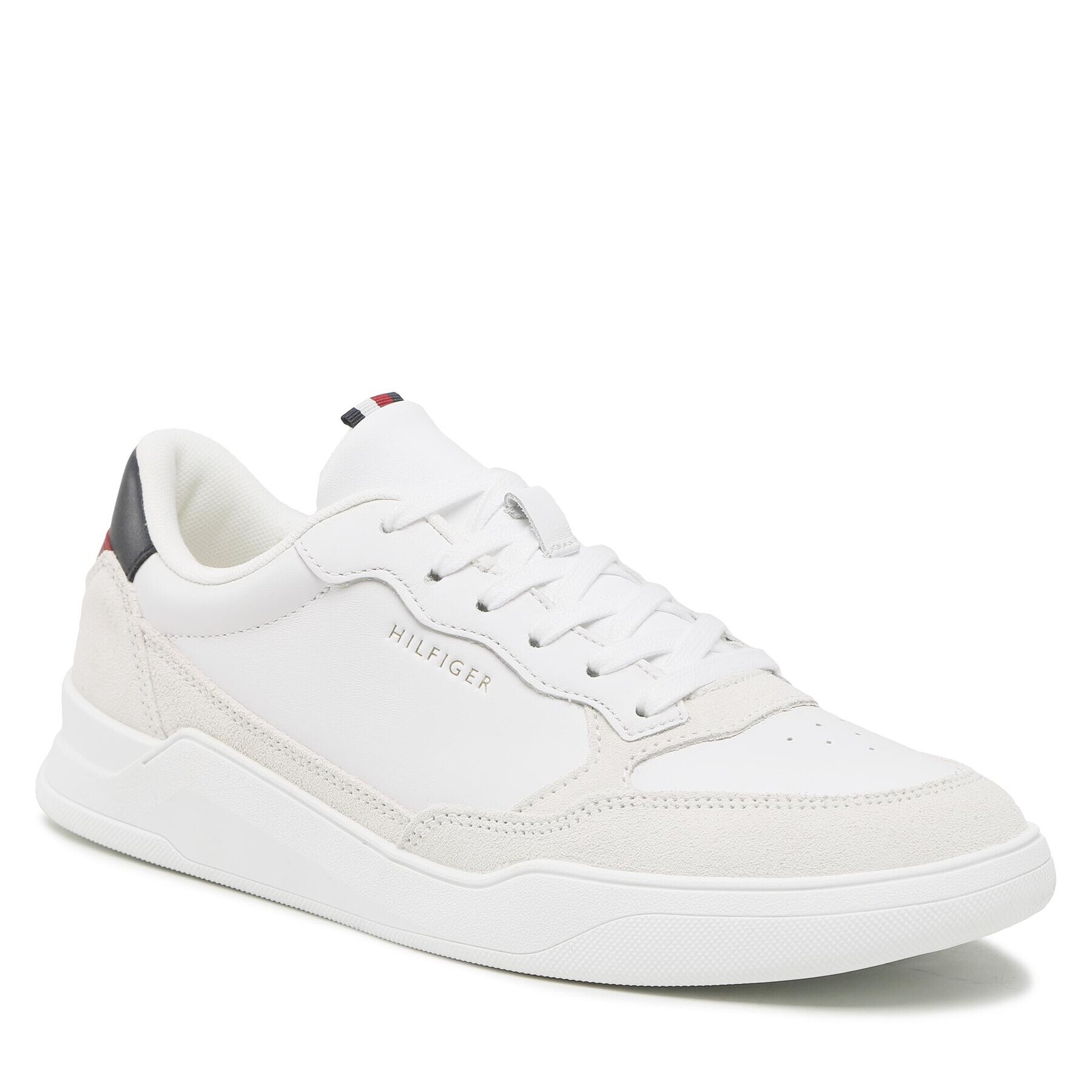 Tommy Hilfiger Sportcipő Elevated Cupsole Leather Mix FM0FM04358 Fehér - Pepit.hu