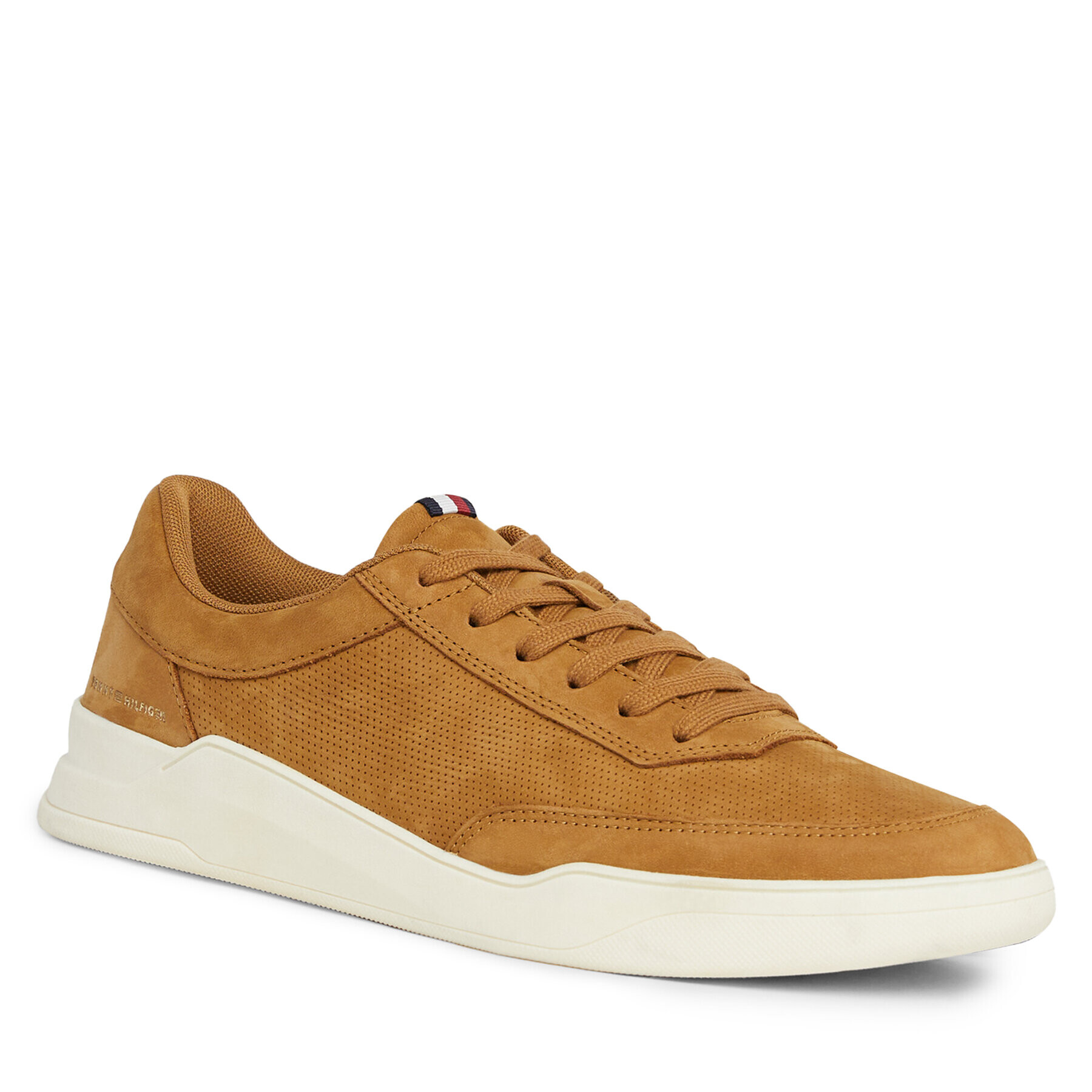 Tommy Hilfiger Sportcipő Elevated Cupsole Nubuck FM0FM04933 Barna - Pepit.hu