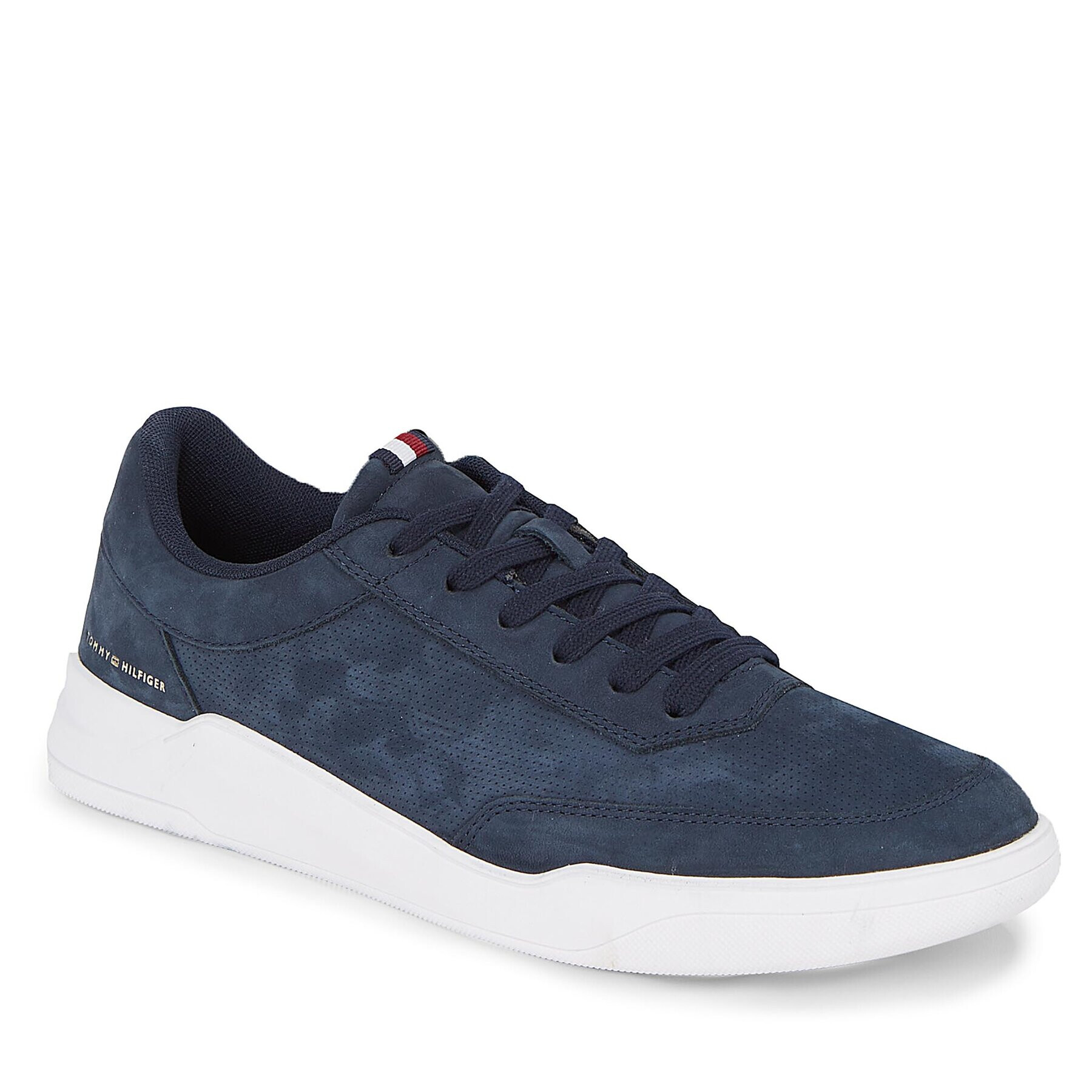 Tommy Hilfiger Sportcipő Elevated Cupsole Nubuck FM0FM04933 Kék - Pepit.hu