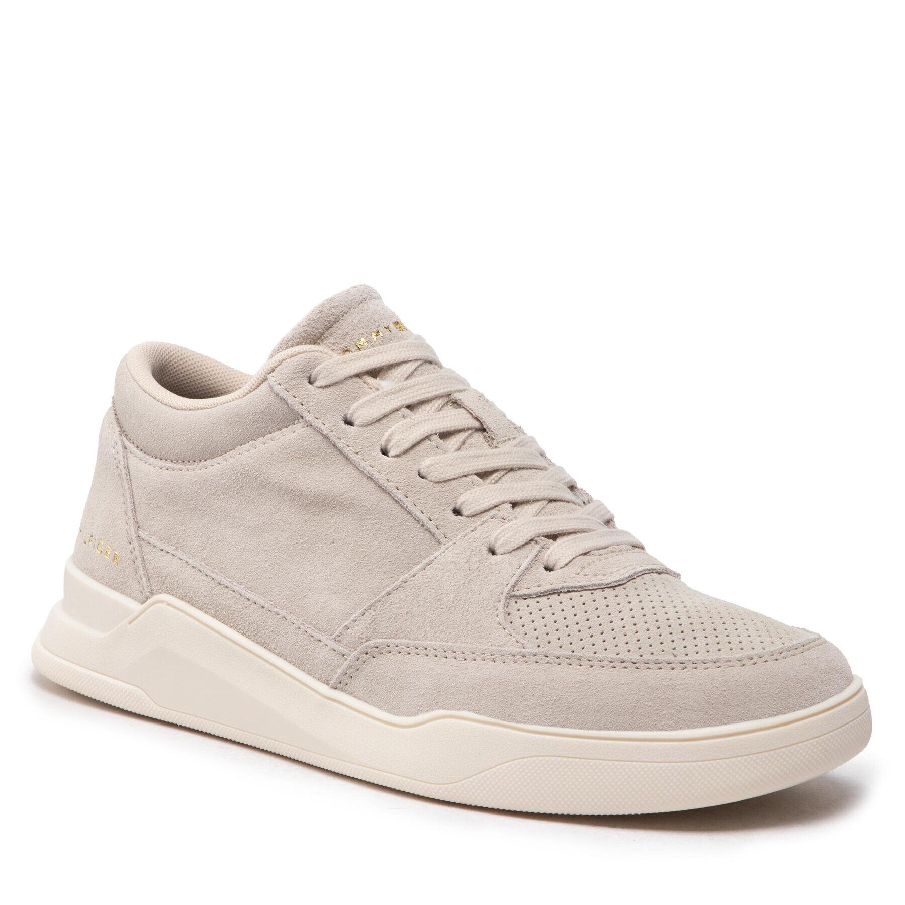 Tommy Hilfiger Sportcipő Elevated Mid Cup Suede FM0FM04134 Bézs - Pepit.hu