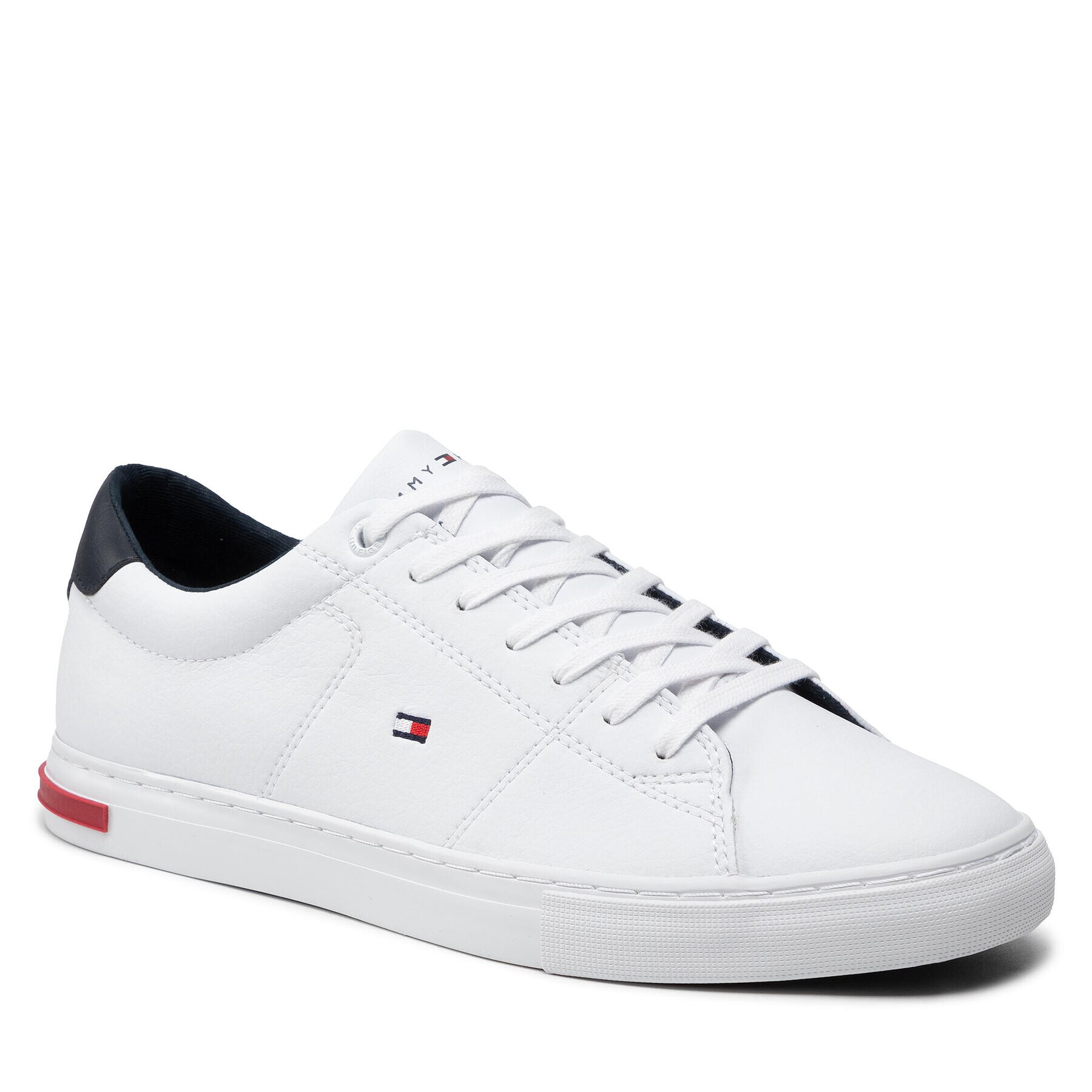 Tommy Hilfiger Sportcipő Essential Leather Detail Vulc FM0FM04047 Fehér - Pepit.hu