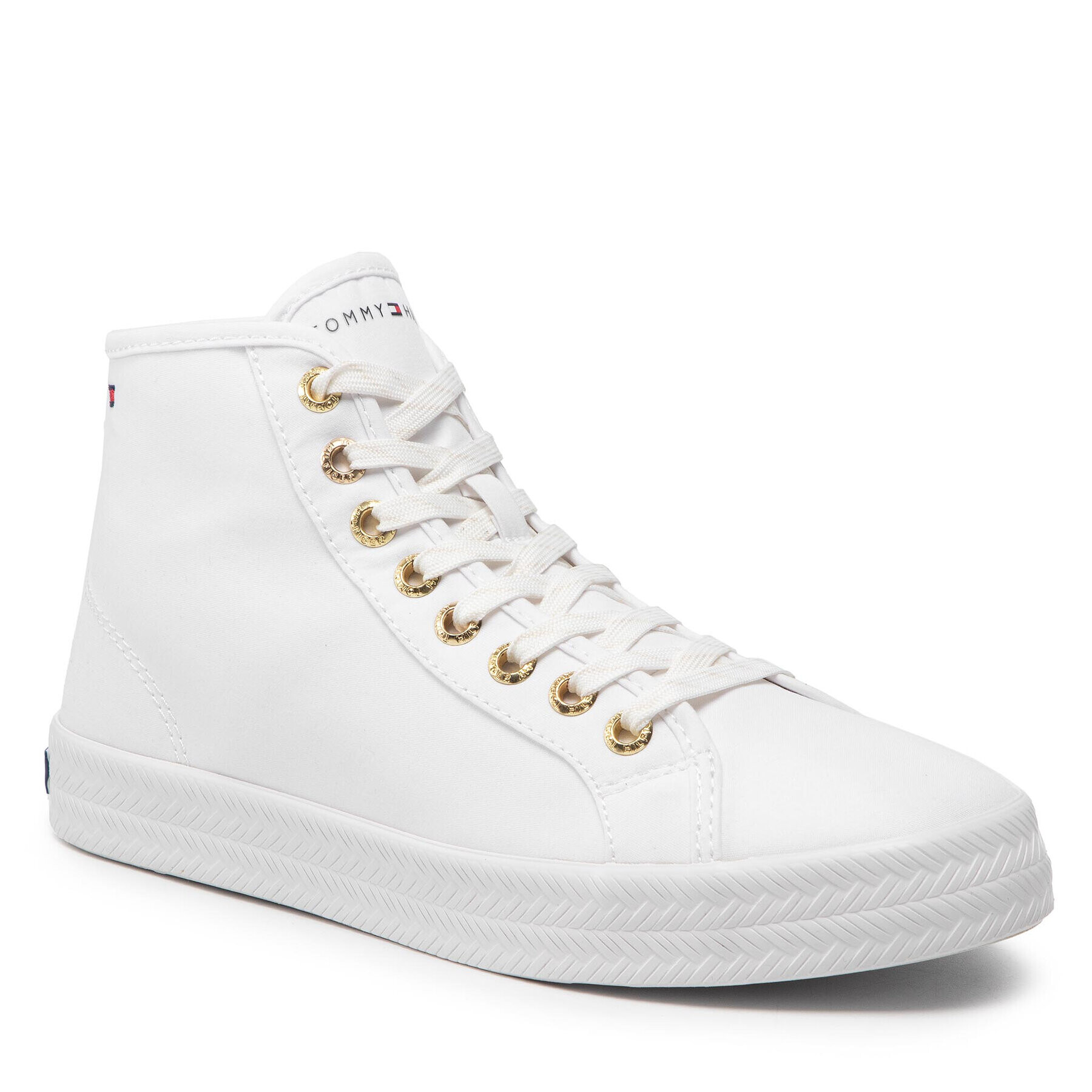 Tommy Hilfiger Sportcipő Essential Midcut Sneaker FW0FW06176 Fehér - Pepit.hu