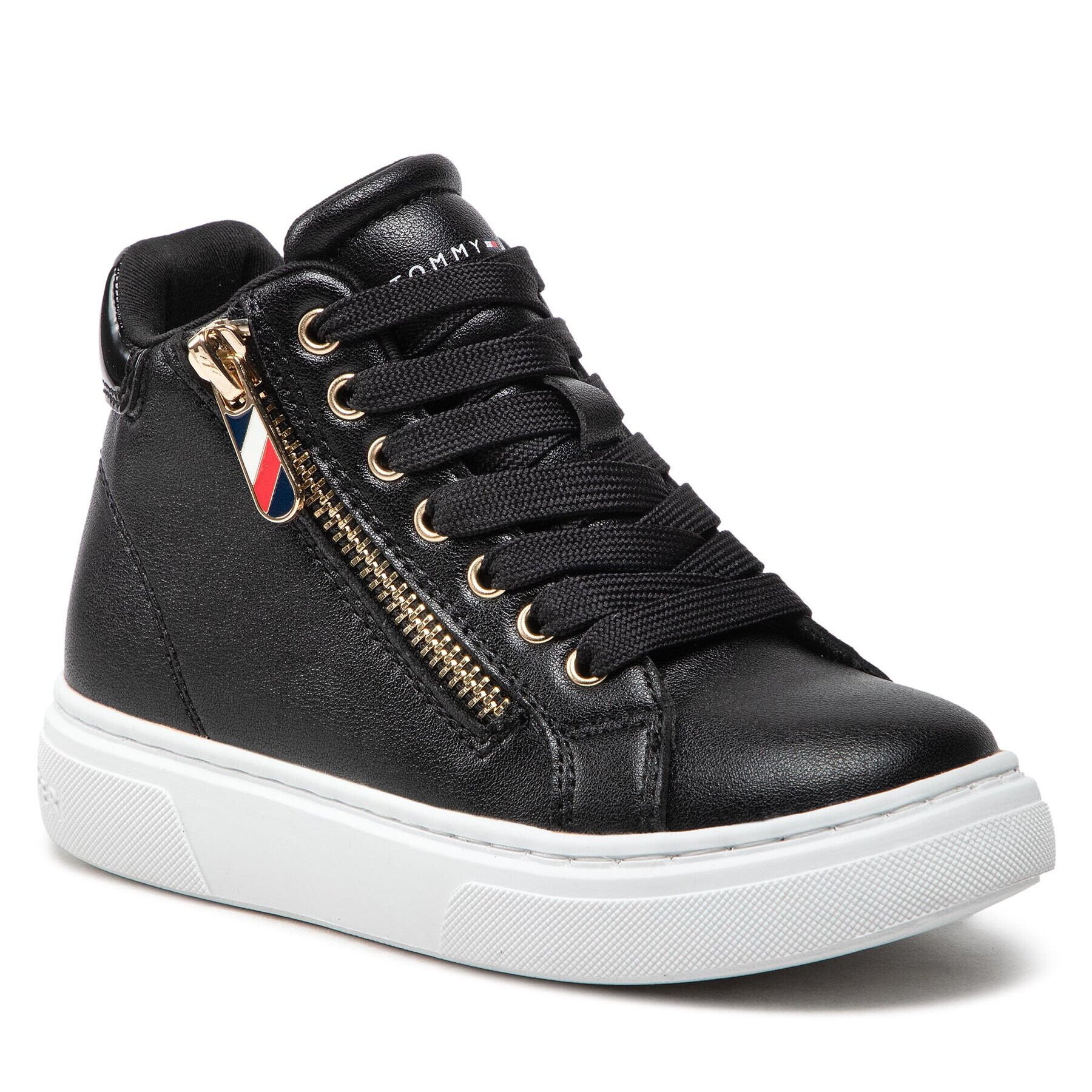 Tommy Hilfiger Sportcipő High Top Lace Up T3A9-32317-1434 M Fekete - Pepit.hu