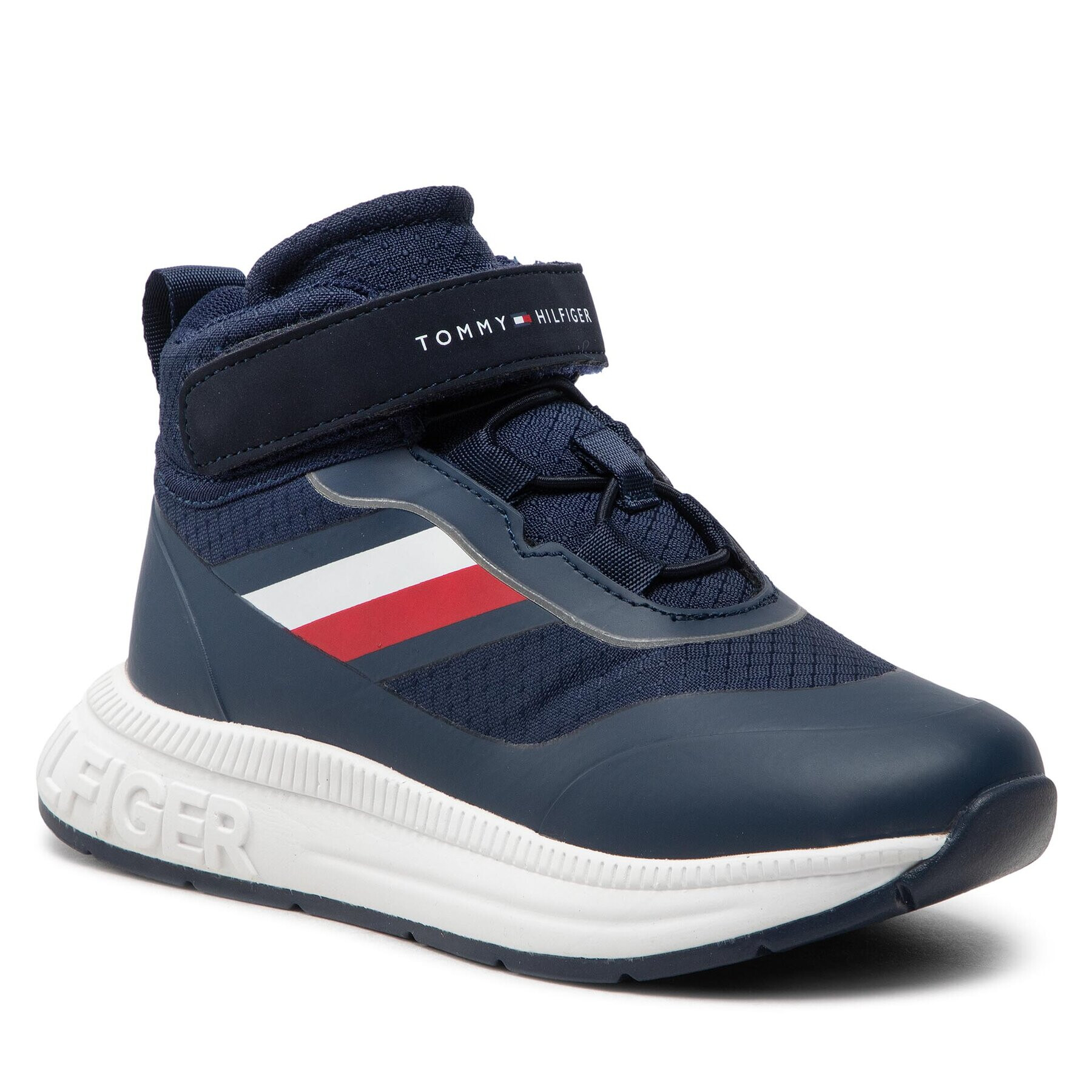 Tommy Hilfiger Sportcipő High Top Lace Up T3B9-32507-1443 M Sötétkék - Pepit.hu