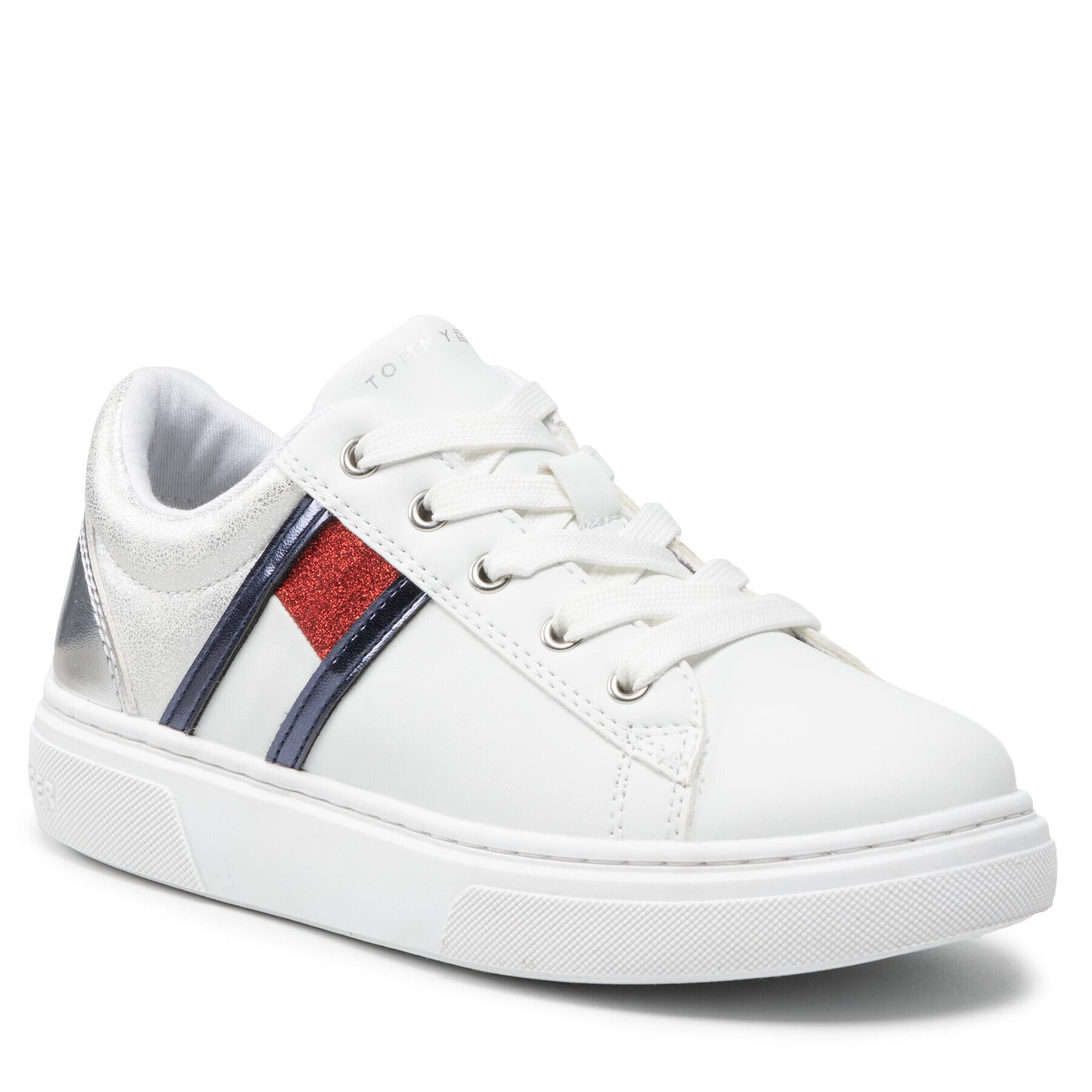 Tommy Hilfiger Sportcipő Low Cut Lace-Up Sneaker T3A4-32156-1383 M Fehér - Pepit.hu