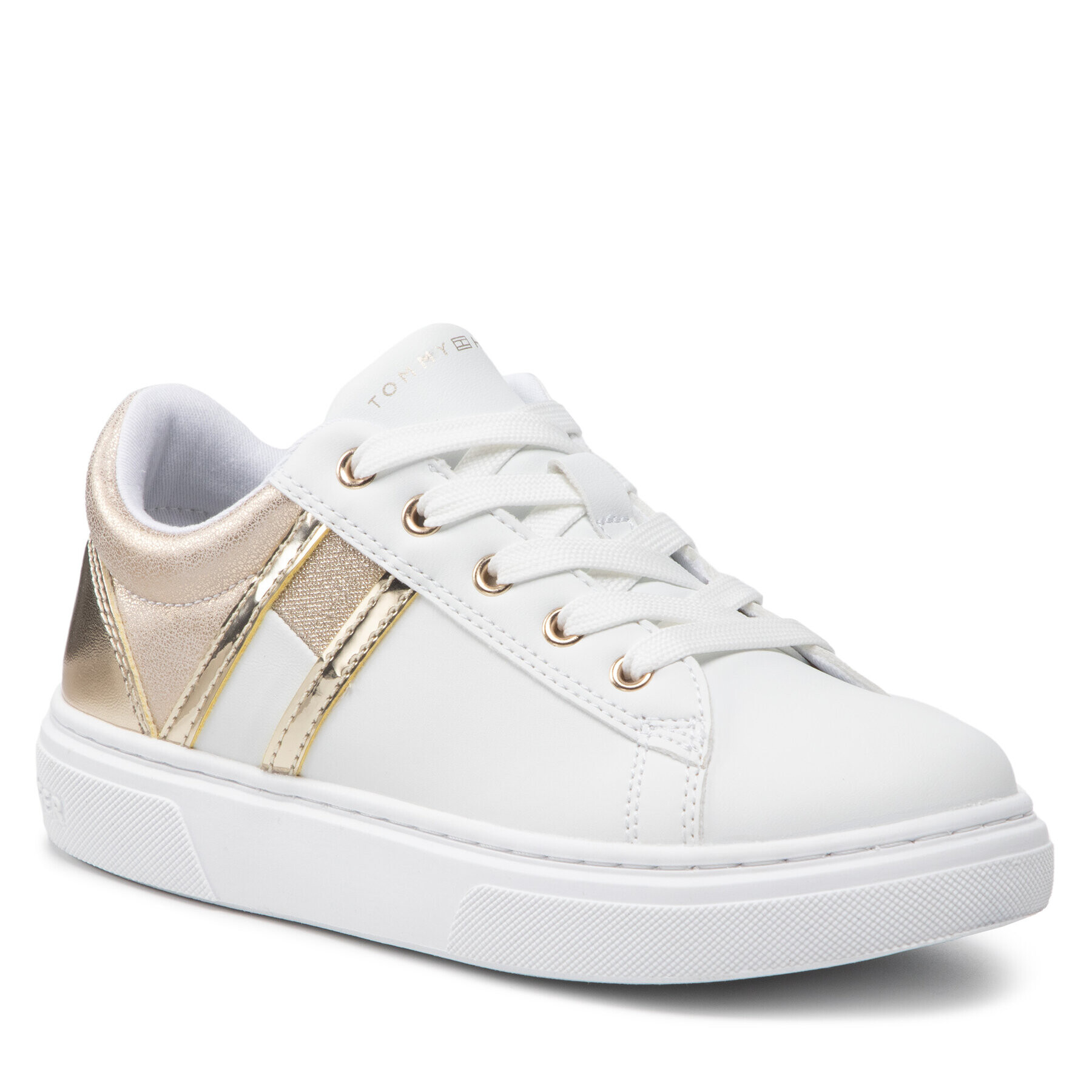 Tommy Hilfiger Sportcipő Low Cut Lace-Up Sneaker T3A4-32156-1383 M Fehér - Pepit.hu