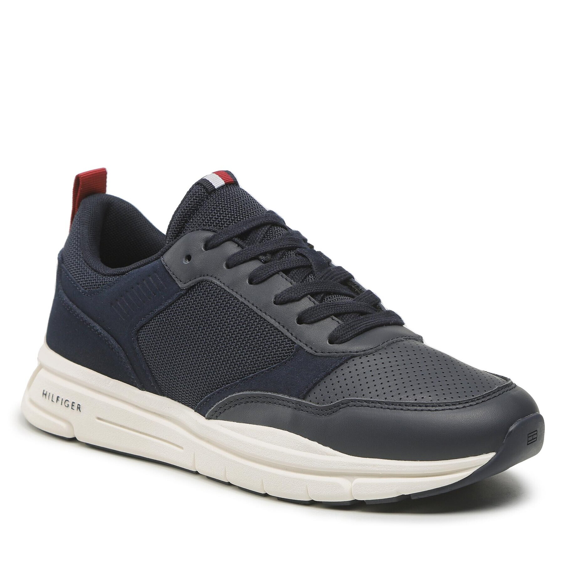 Tommy Hilfiger Sportcipő Modern Comfort Runner Mix FM0FM04362 Sötétkék - Pepit.hu