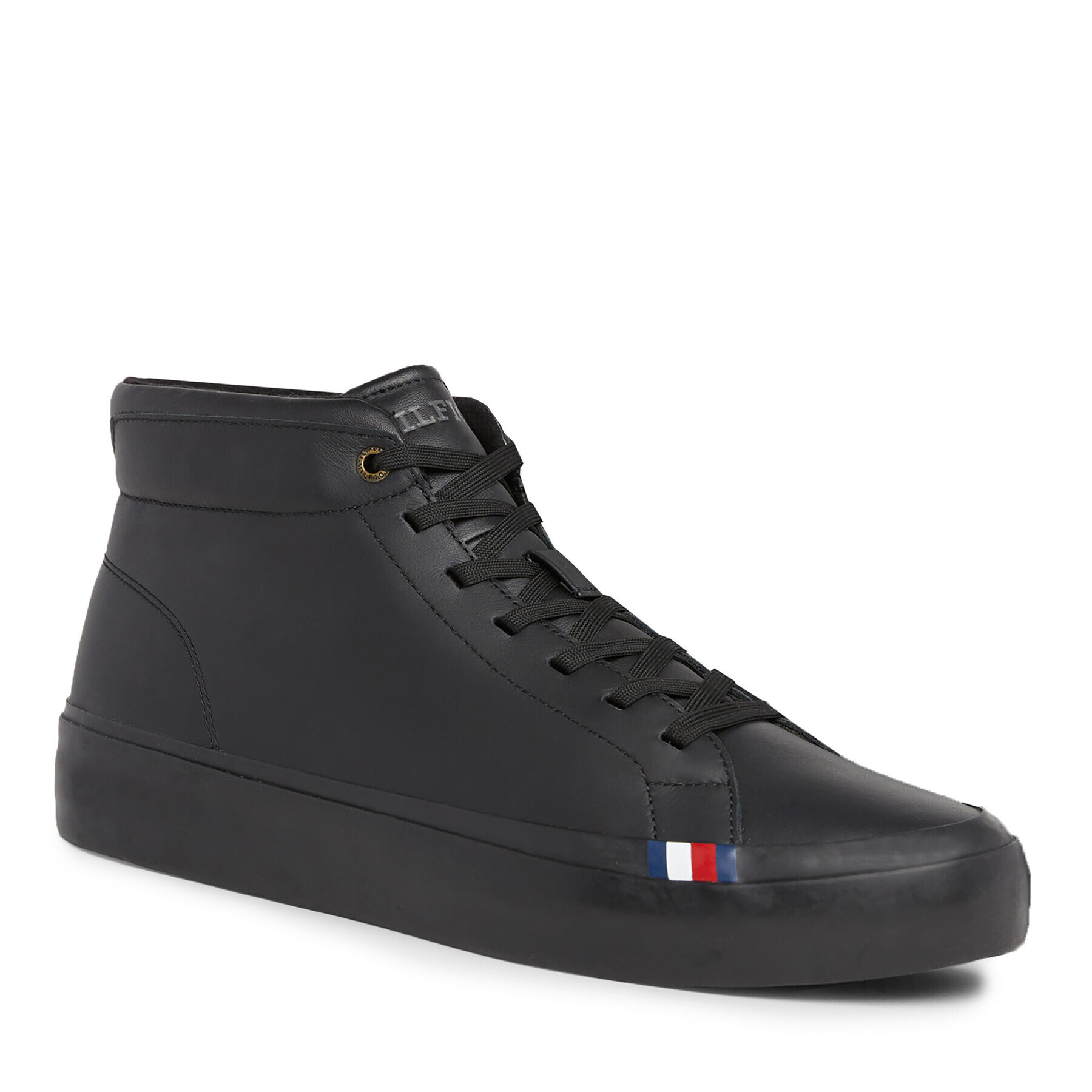 Tommy Hilfiger Sportcipő Modern Vulc Lth Hi Wl FM0FM04820 Fekete - Pepit.hu