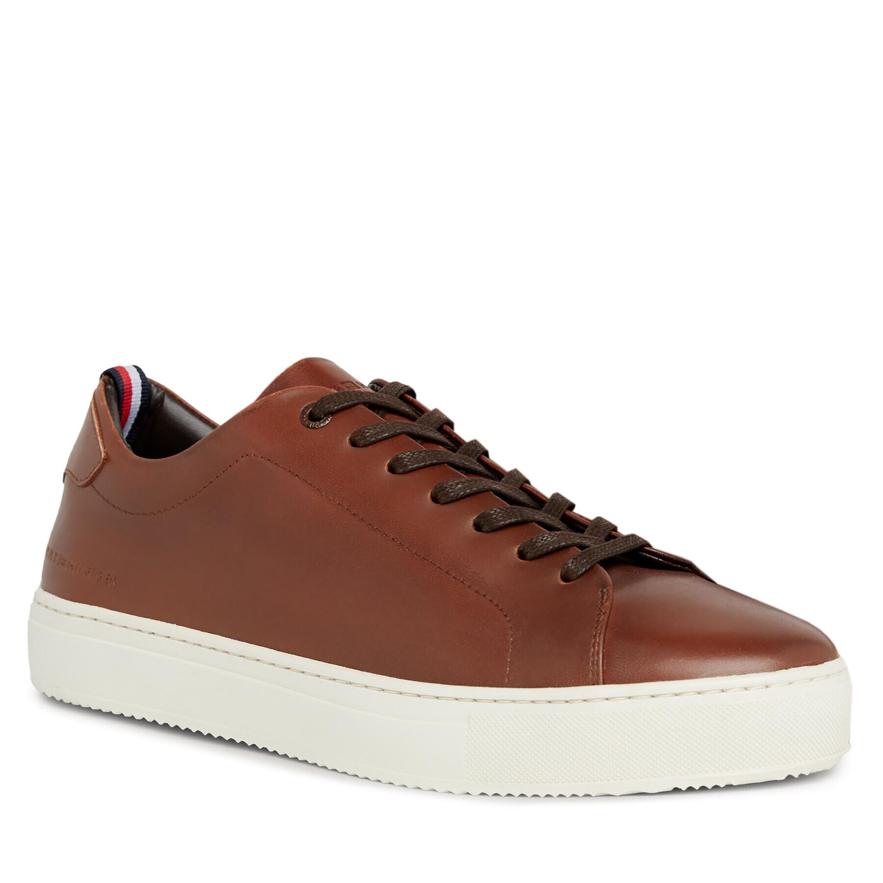 Tommy Hilfiger Sportcipő Premium Heritage Cupsole Cognac FM0FM04832 Barna - Pepit.hu