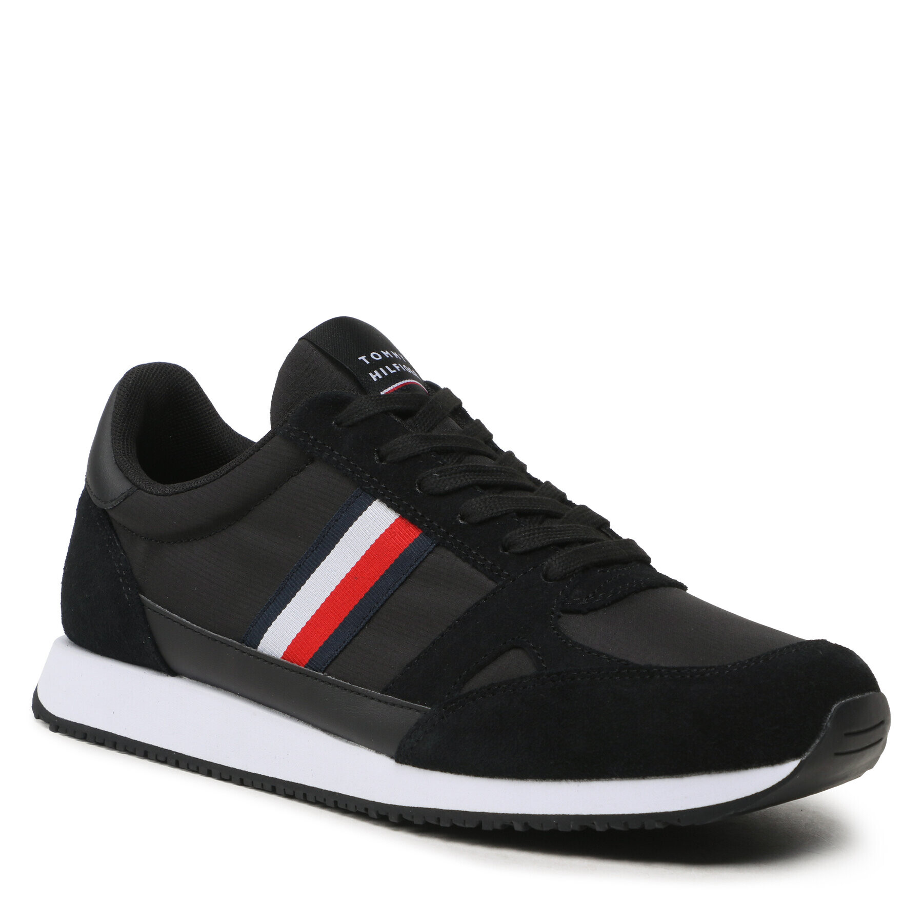 Tommy Hilfiger Sportcipő Runner Lo Vintage Mix FM0FM03431 Fekete - Pepit.hu