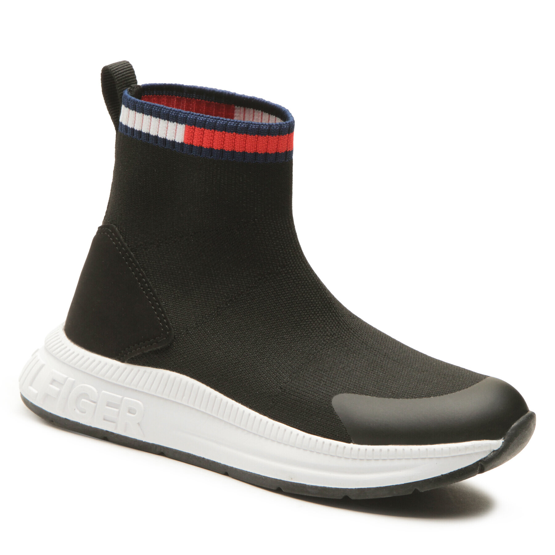 Tommy Hilfiger Sportcipő Sock Sneaker T3X9-32894-0702 M Fekete - Pepit.hu