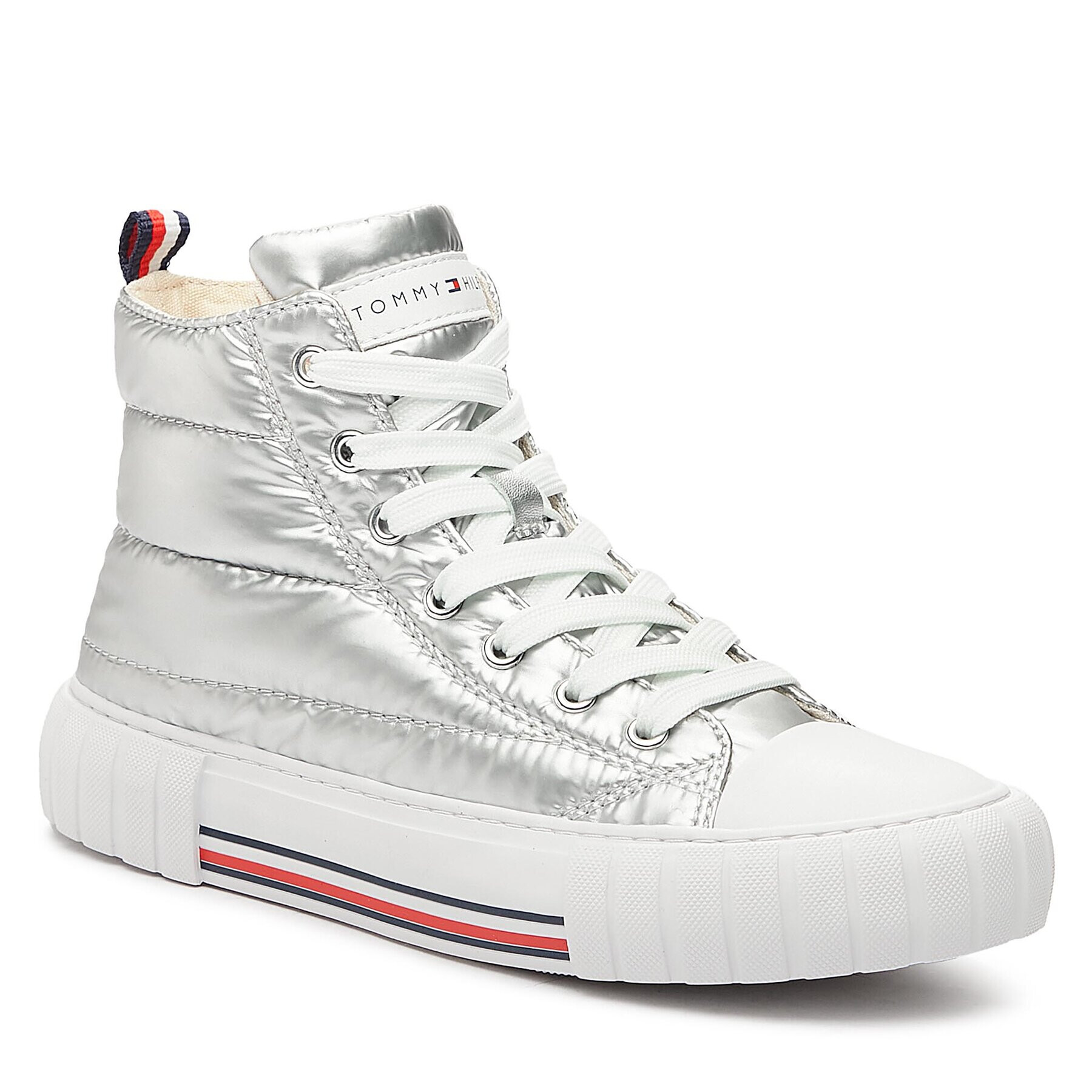 Tommy Hilfiger Sportcipő T3A9-32975-1437904 S Ezüst - Pepit.hu