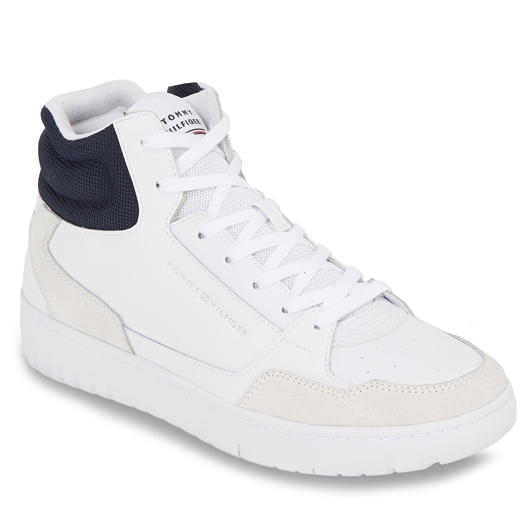 Tommy Hilfiger Sportcipő Th Basket Core Midcut Lth FM0FM04795 Fehér - Pepit.hu