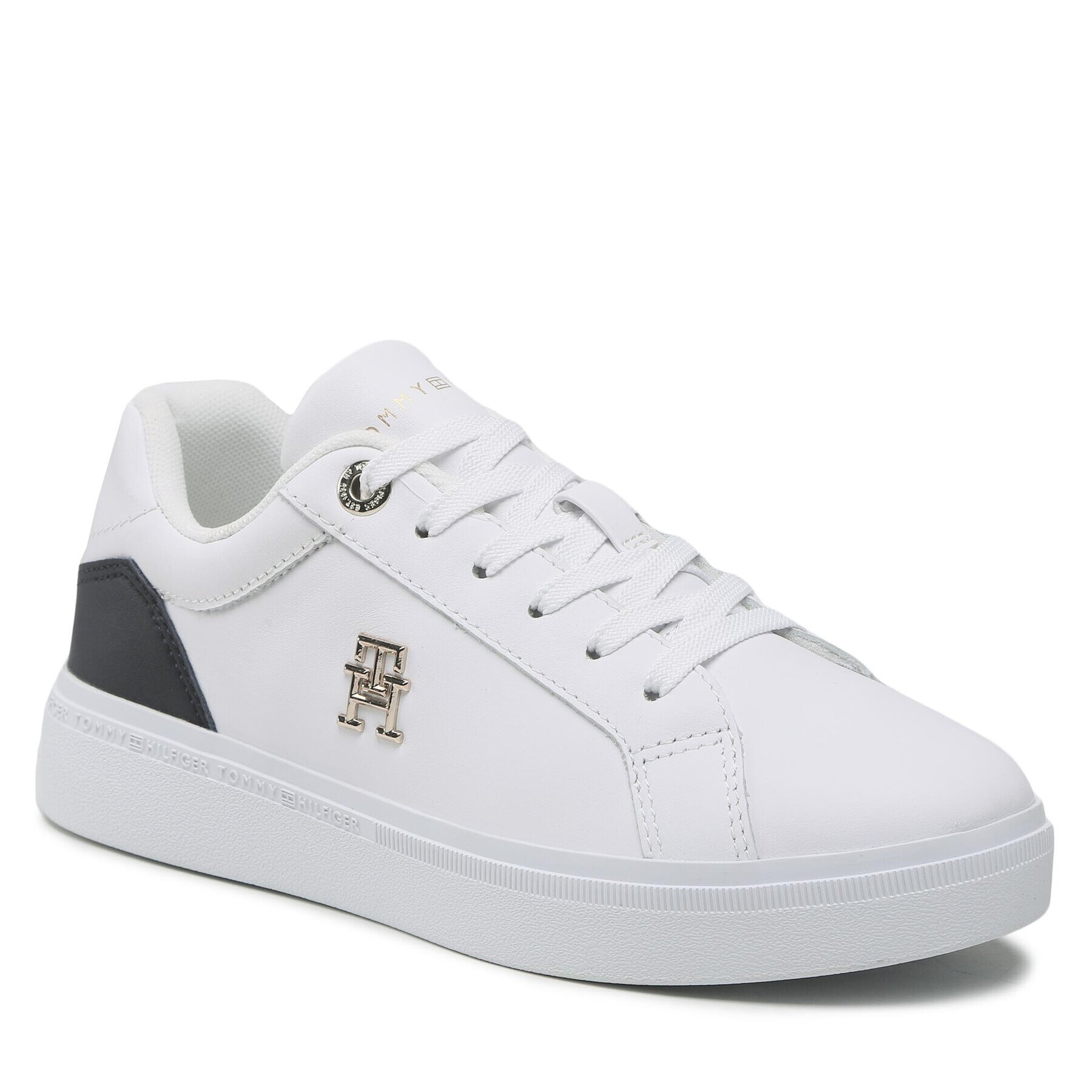 Tommy Hilfiger Sportcipő Th Court Sneaker FW0FW06854 Fehér - Pepit.hu