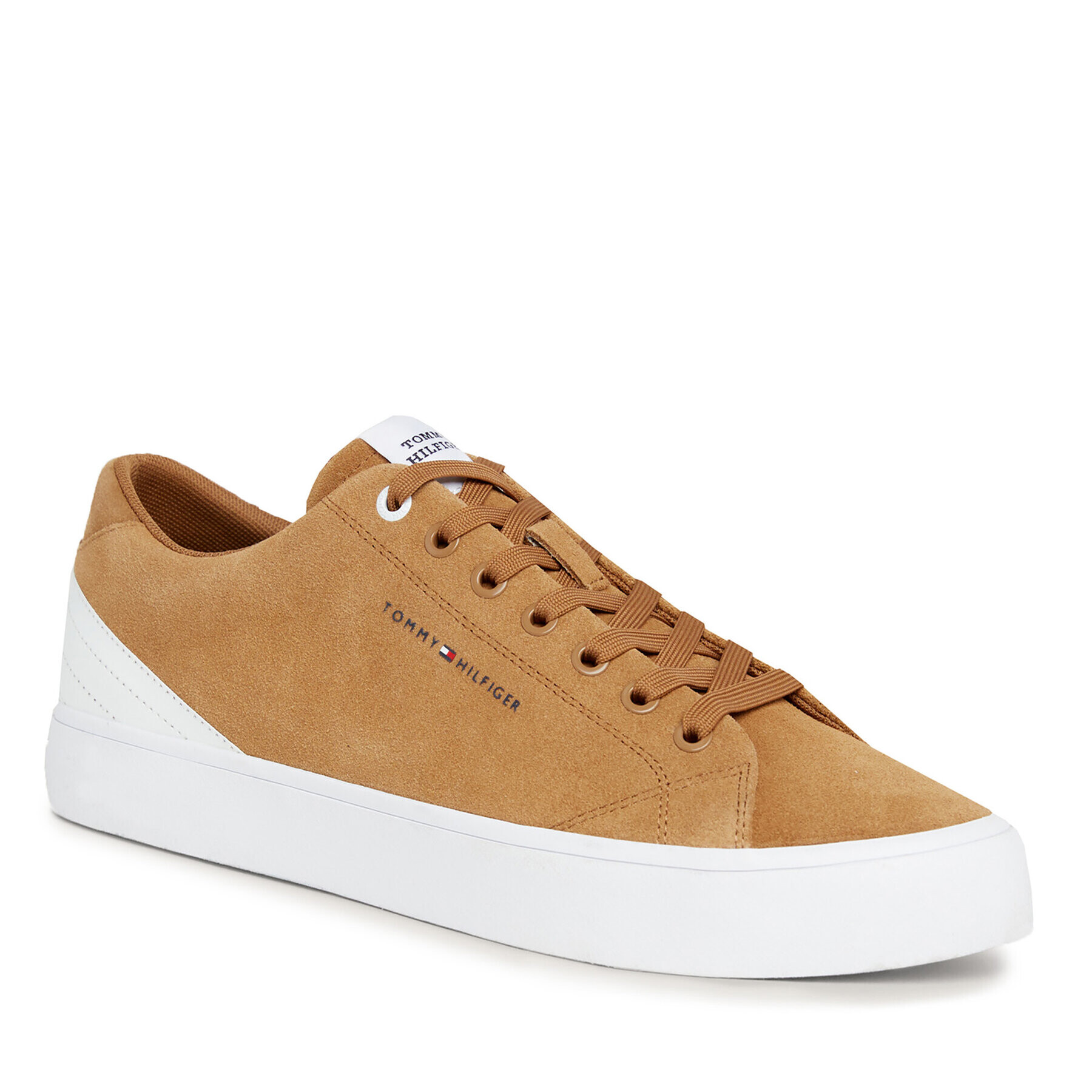 Tommy Hilfiger Sportcipő Th Hi Vulc Core Low Suede FM0FM04817 Barna - Pepit.hu