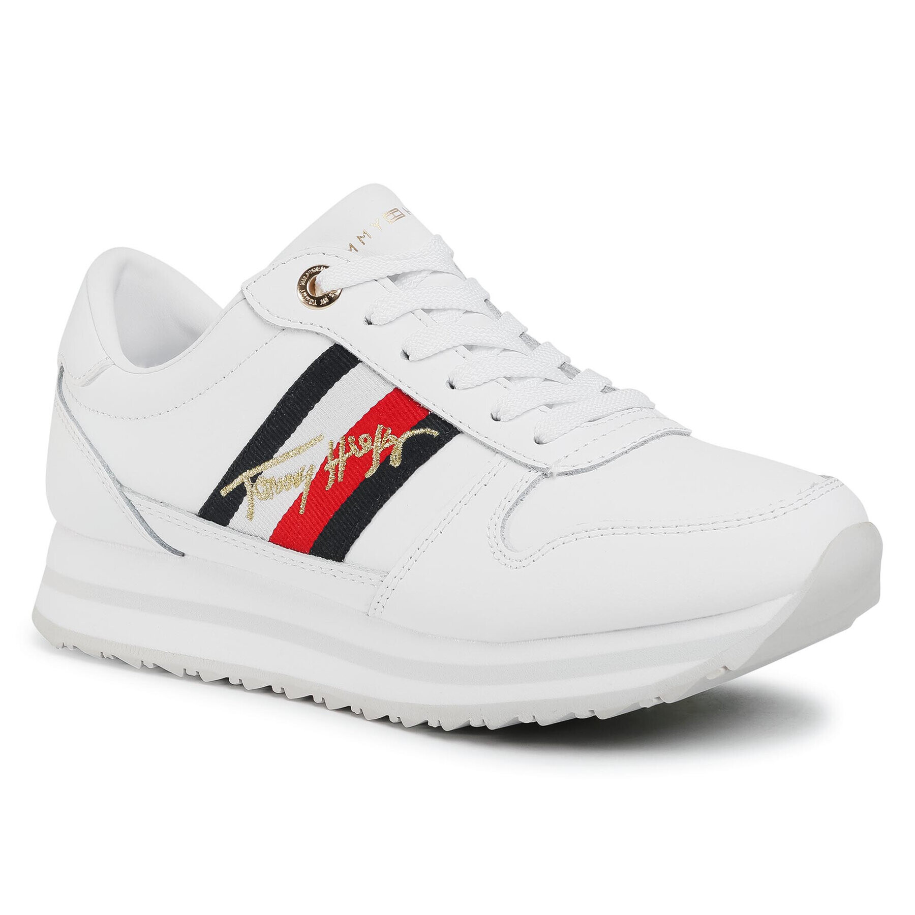 Tommy Hilfiger Sportcipő Th Signature Runner Sneaker FW0FW05218 Fehér - Pepit.hu