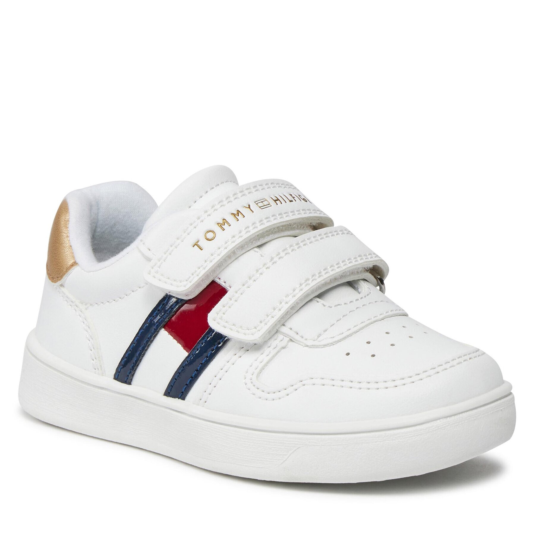 Tommy Hilfiger Sportcipők Flag Low Cut Velcro Sneaker T1A9-32956-1355 M Fehér - Pepit.hu