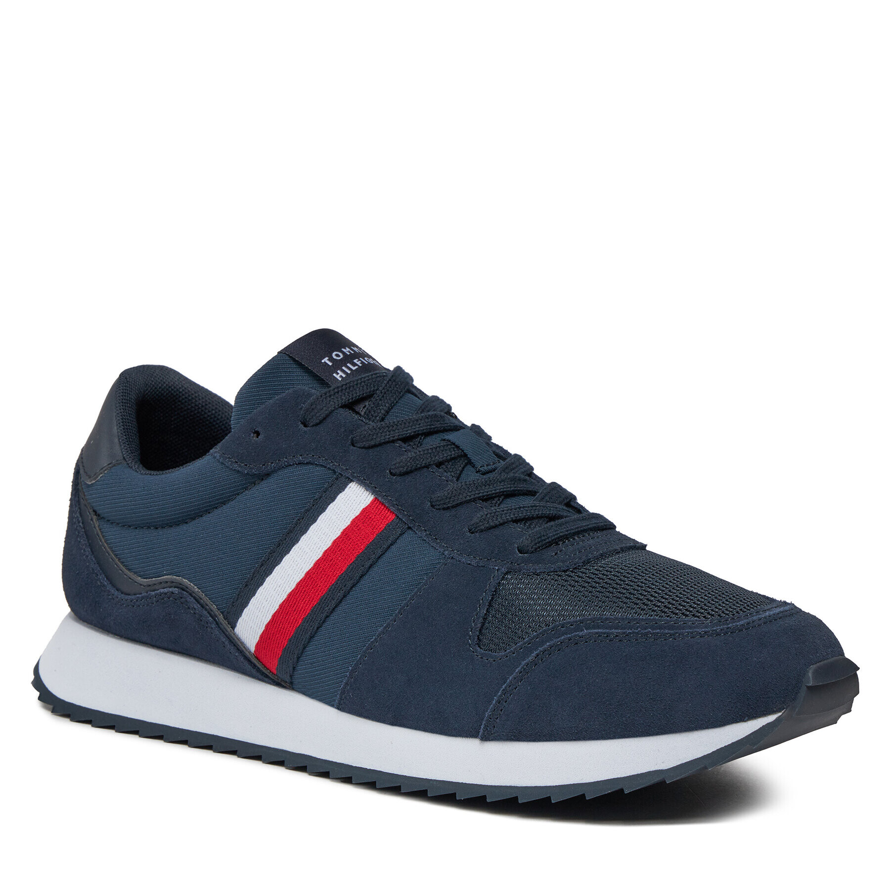 Tommy Hilfiger Sportcipők Runner Evo Mix Ess FM0FM04886 Sötétkék - Pepit.hu