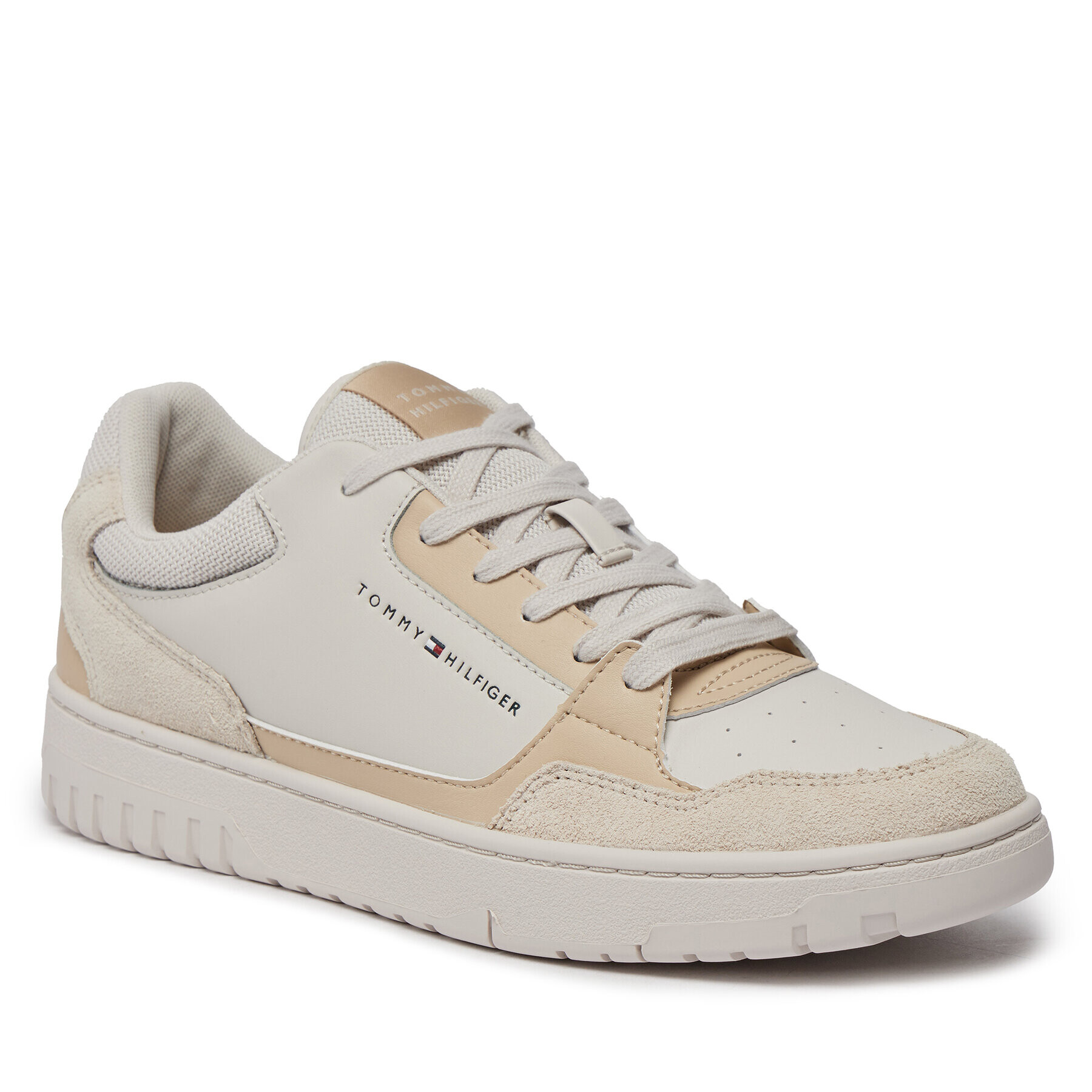 Tommy Hilfiger Sportcipők Th Basket Core Lth Mix Ess FM0FM05058 Bézs - Pepit.hu