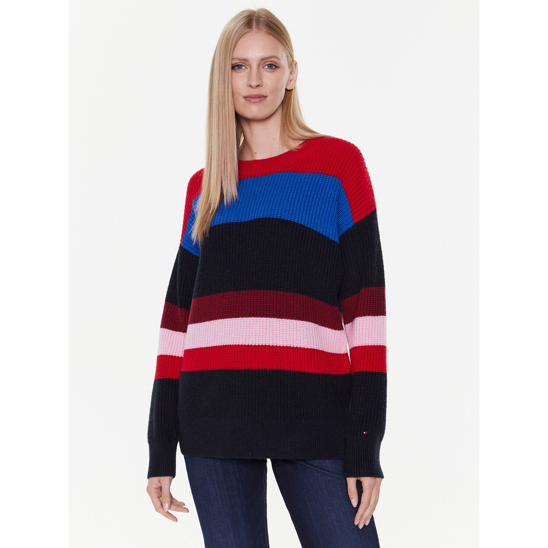 Tommy Hilfiger Sweater Vibarant WW0WW38786 Színes Regular Fit - Pepit.hu