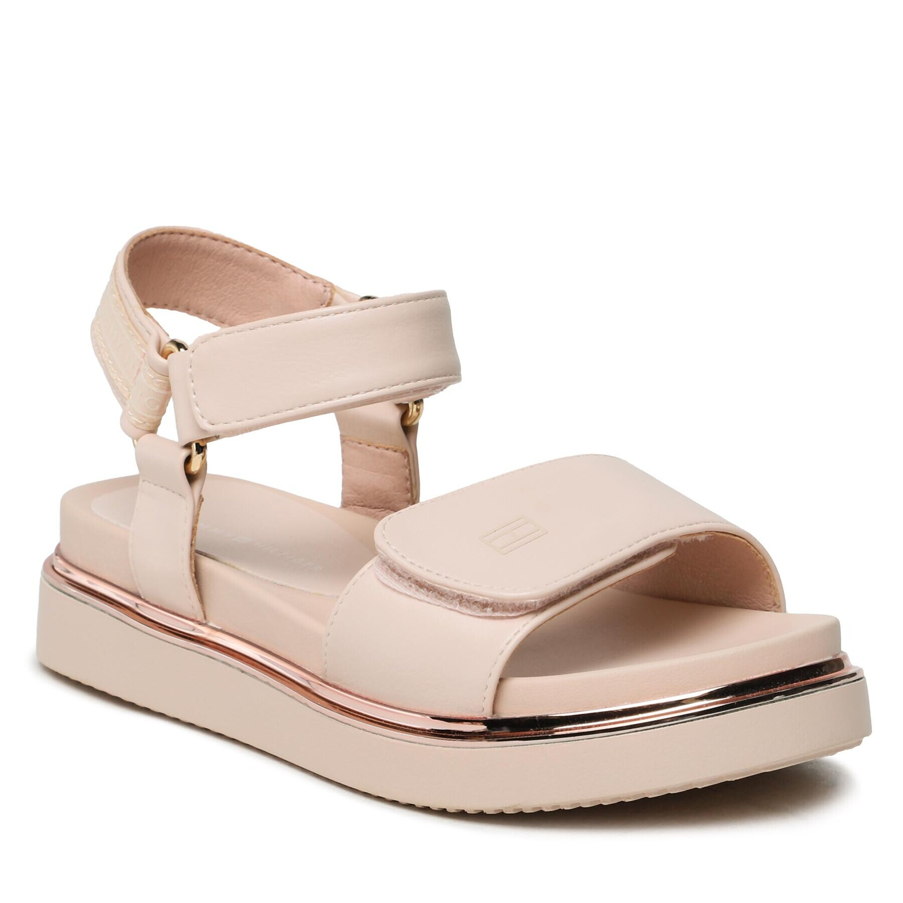 Tommy Hilfiger Szandál Platform Velcro Sandal T3A2-32759-0371 M Rózsaszín - Pepit.hu