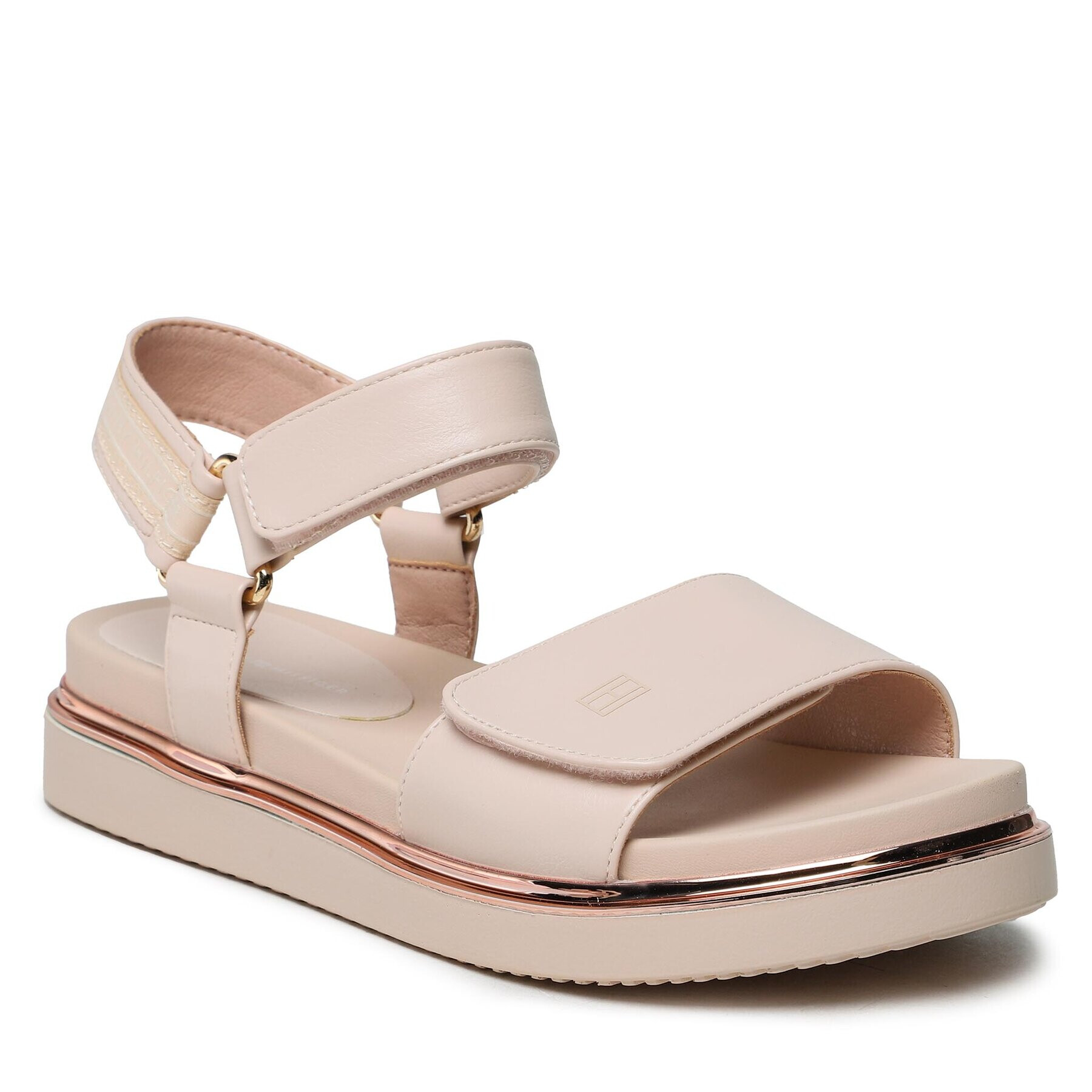 Tommy Hilfiger Szandál Platform Velcro Sandal T3A2-32759-0371 S Rózsaszín - Pepit.hu