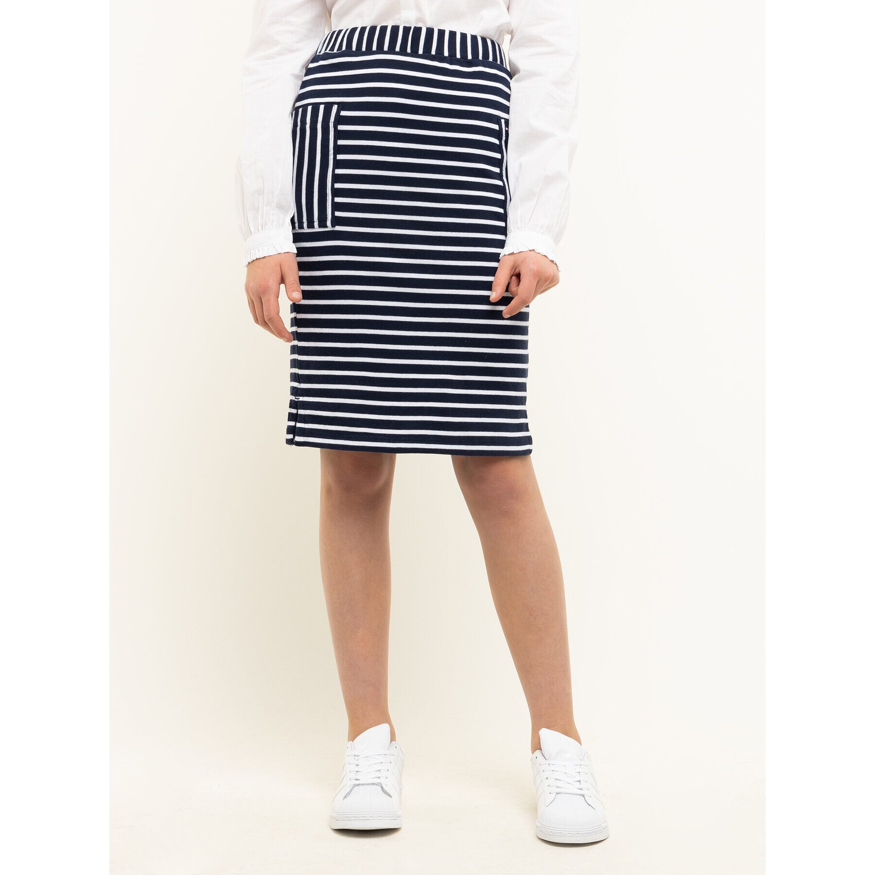 Tommy Hilfiger Szoknya Nautical KG0KG04883 D Sötétkék Regular Fit - Pepit.hu