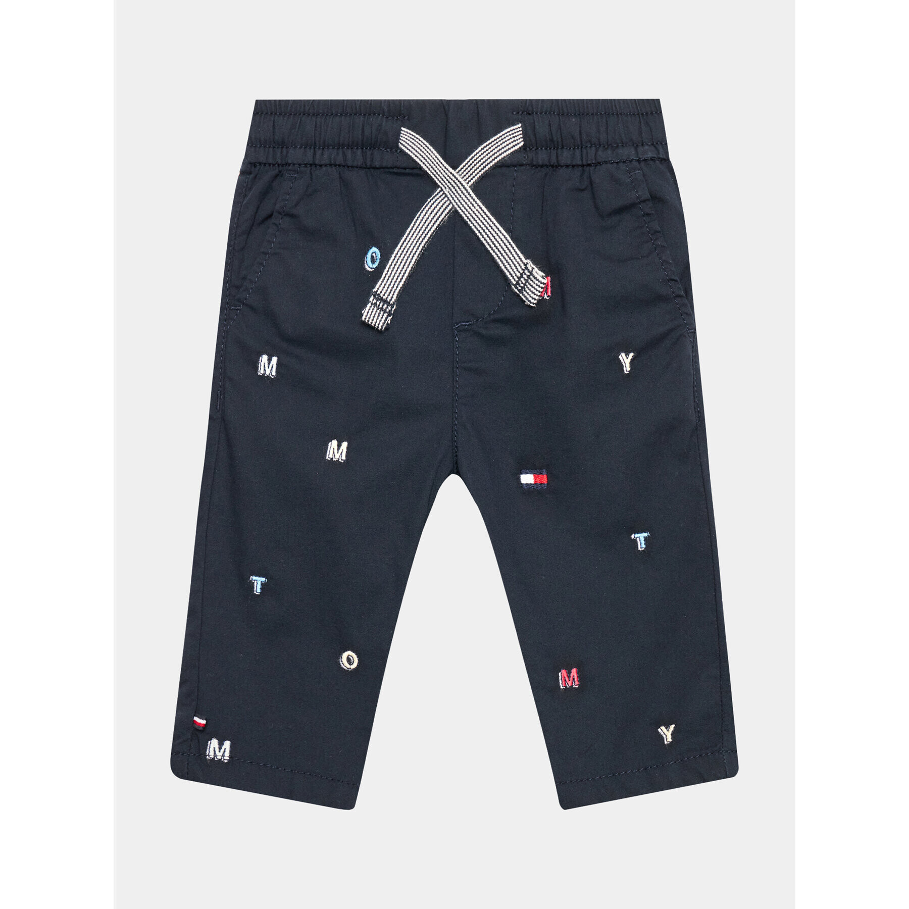 Tommy Hilfiger Szövet nadrág KN0KN01617 Sötétkék Regular Fit - Pepit.hu