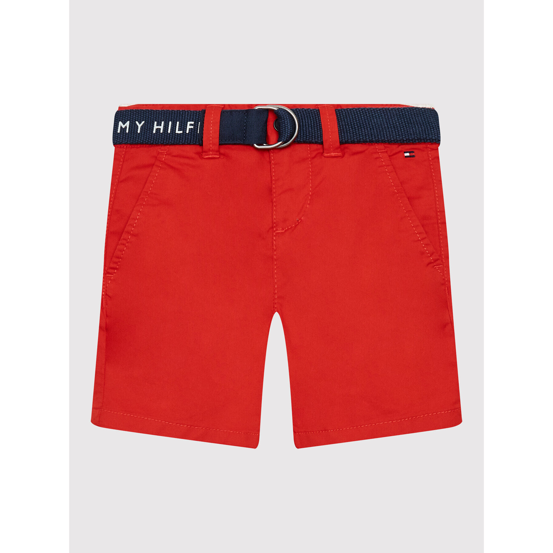 Tommy Hilfiger Szövet rövidnadrág Essential KB0KB07399 D Piros Slim Fit - Pepit.hu