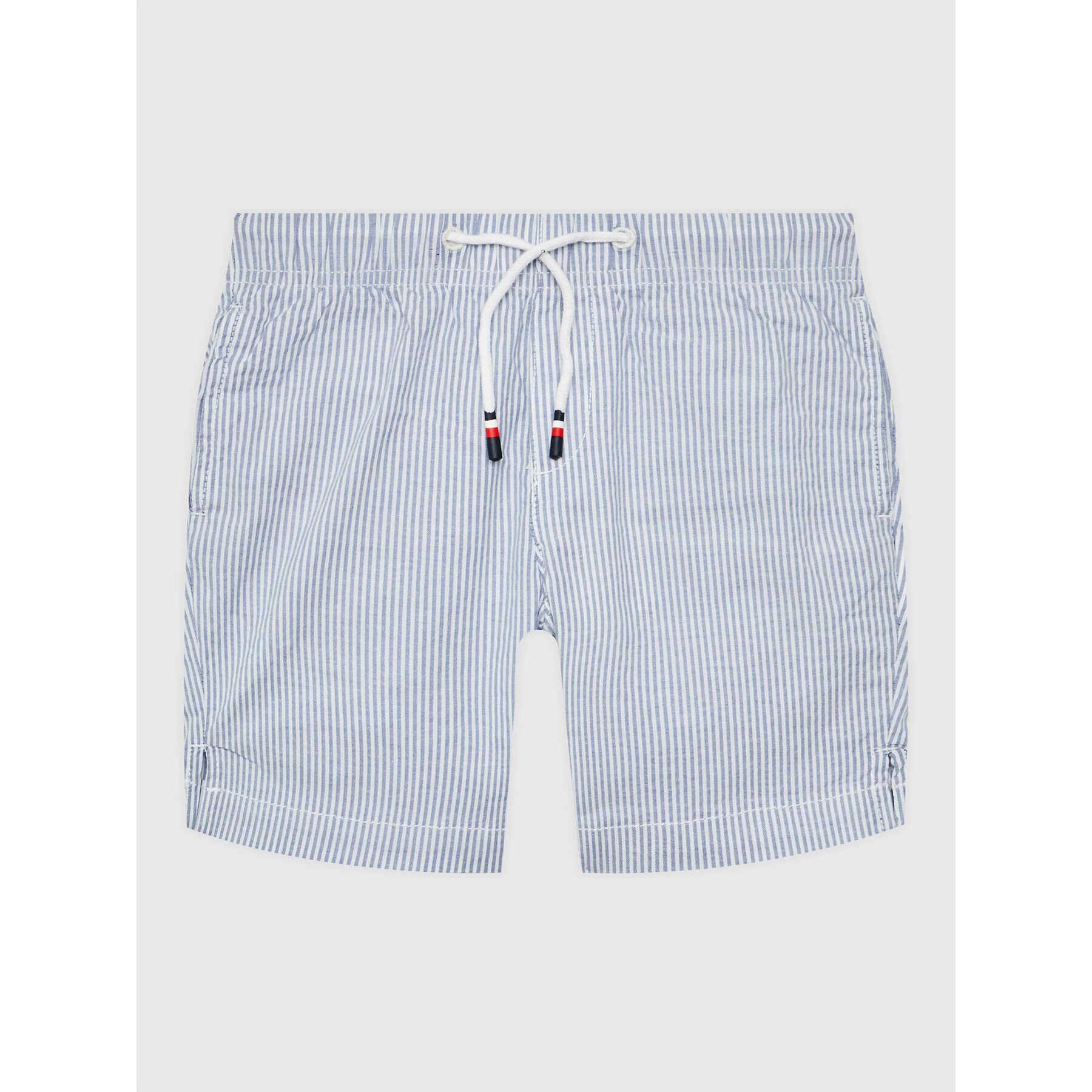 Tommy Hilfiger Szövet rövidnadrág Seeersucker Pull On KB0KB07404 M Kék Regular Fit - Pepit.hu