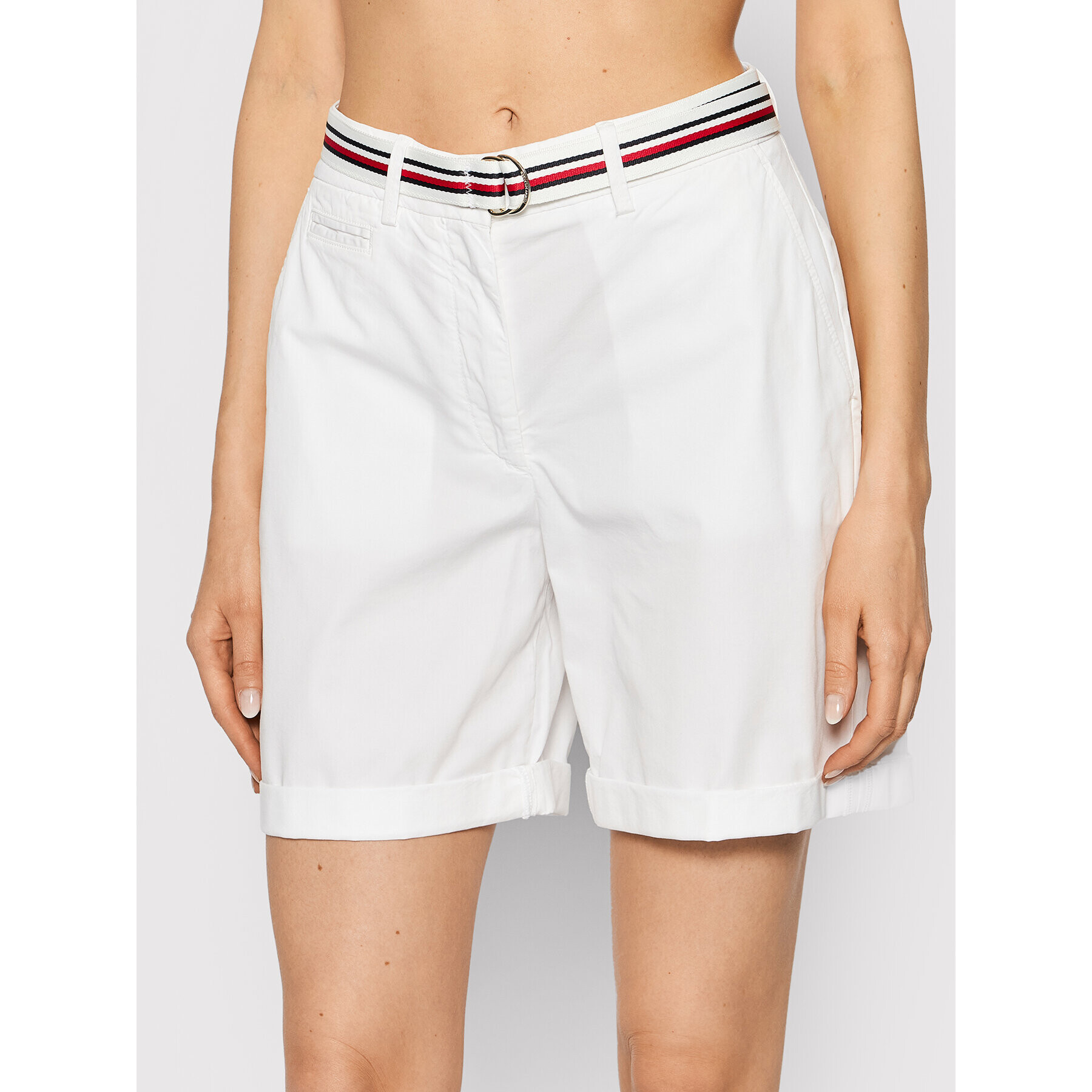 Tommy Hilfiger Szövet rövidnadrág WW0WW30482 Fehér Regular Fit - Pepit.hu