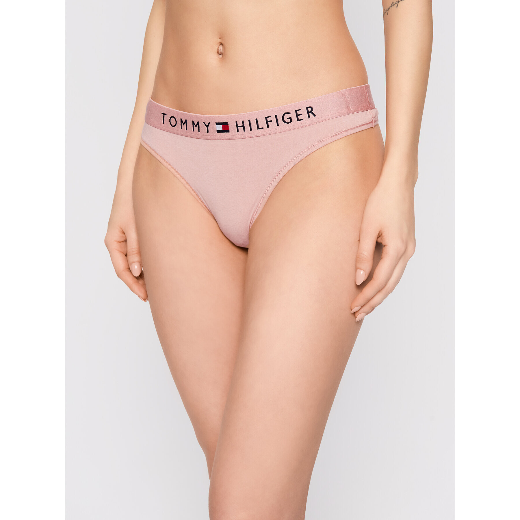 Tommy Hilfiger Tanga UW0UW01555 Rózsaszín - Pepit.hu